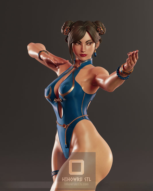 4414 Chun-Li - Street Fighter - STL 3D Print Files