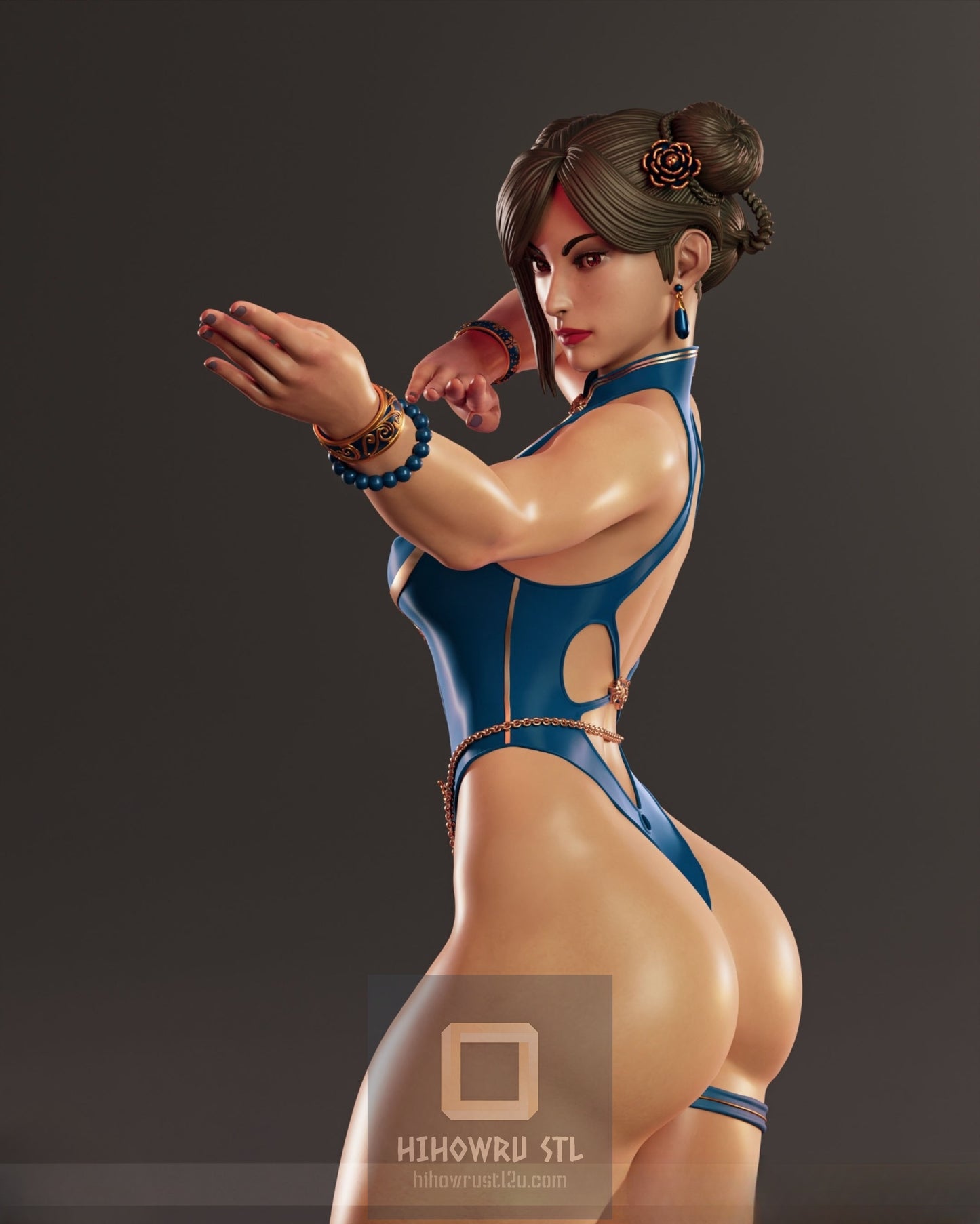 4414 Chun-Li - Street Fighter - STL 3D Print Files