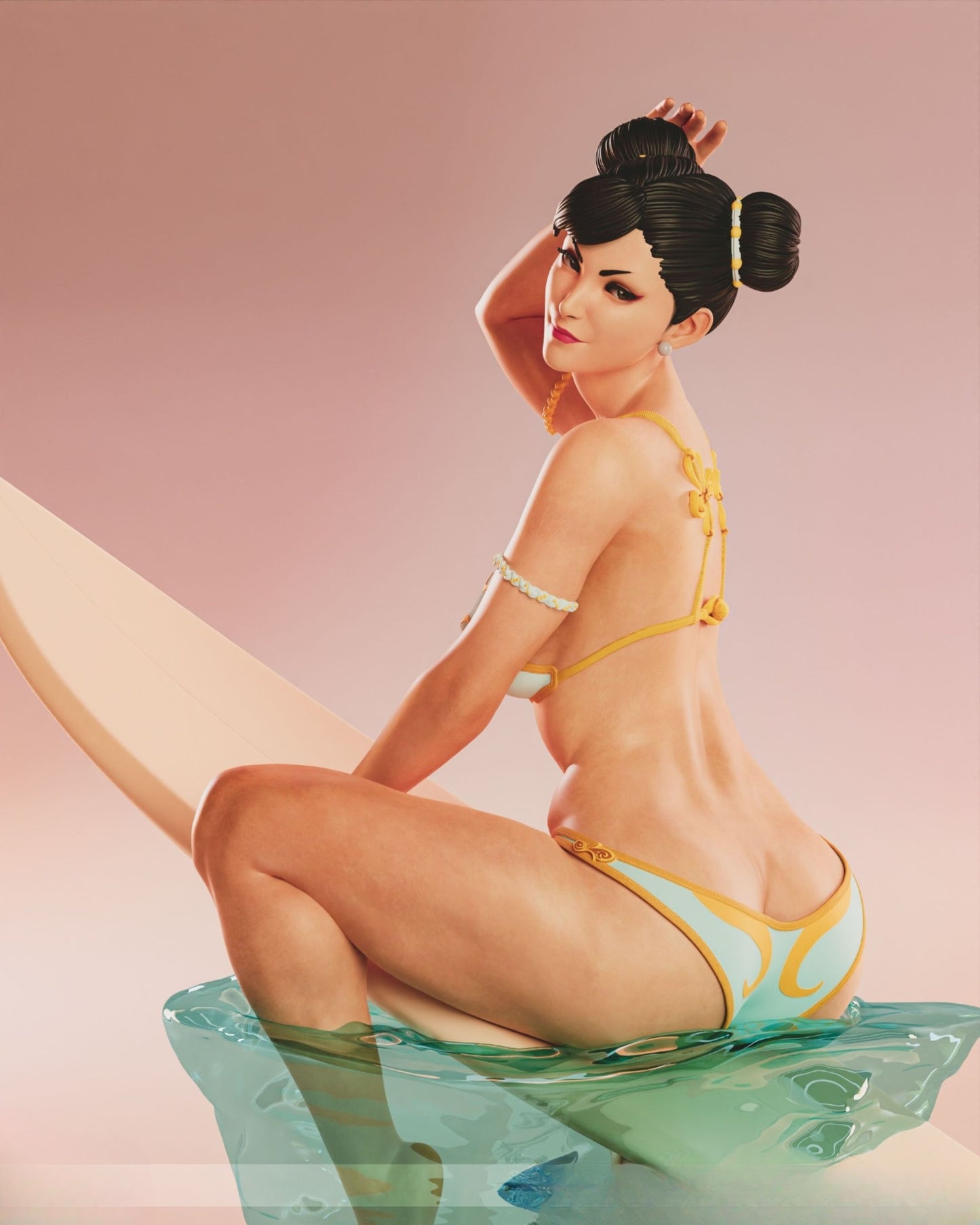 3901 Chun-Li - Street Fighter - STL 3D Print Files
