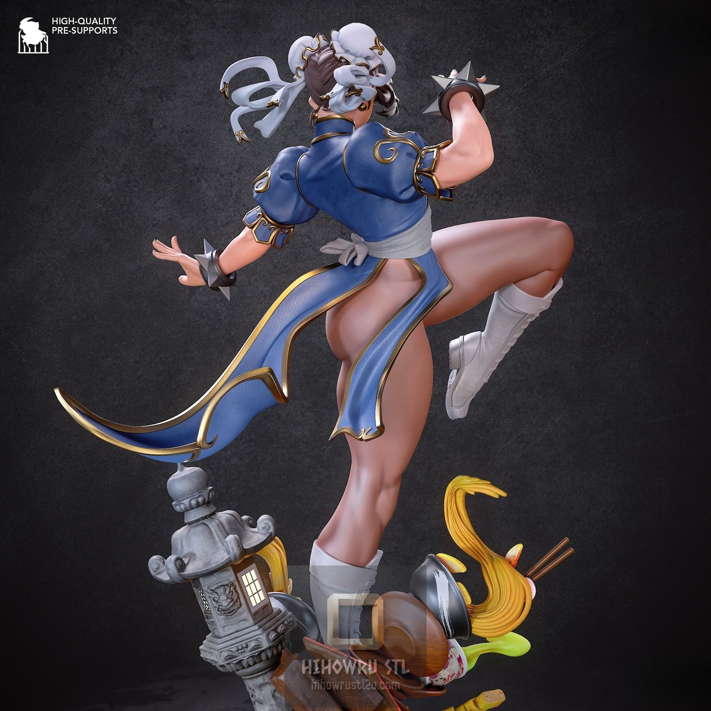 5354 Chun-Li - Street Fighter - STL 3D Print Files