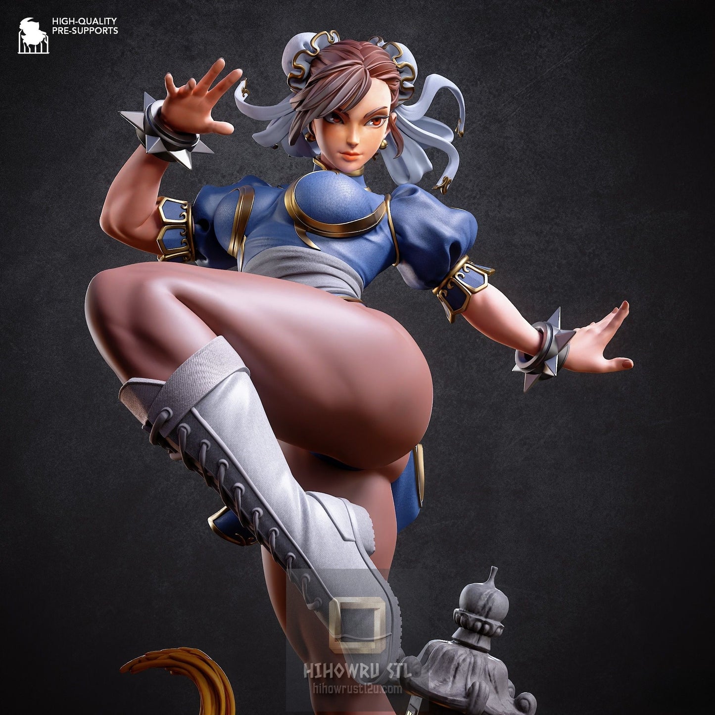 5354 Chun-Li - Street Fighter - STL 3D Print Files