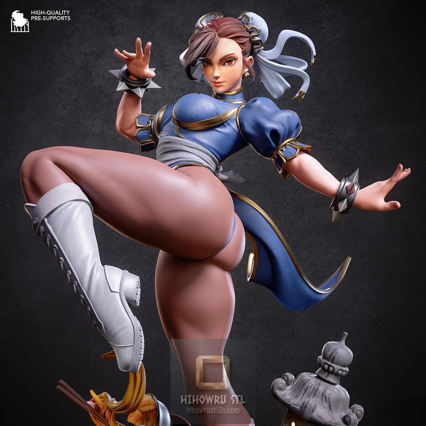 5354 Chun-Li - Street Fighter - STL 3D Print Files