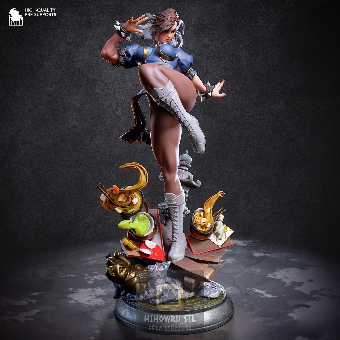 5354 Chun-Li - Street Fighter - STL 3D Print Files
