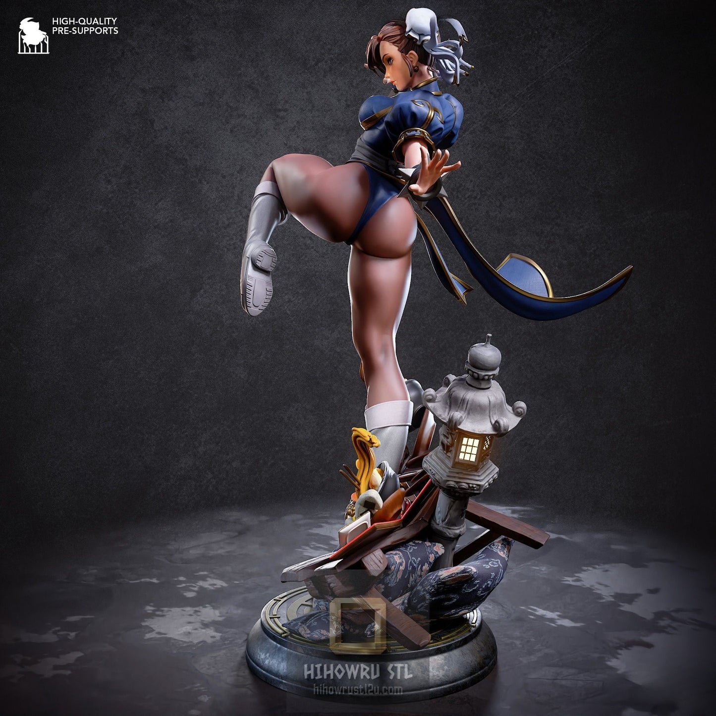 5354 Chun-Li - Street Fighter - STL 3D Print Files