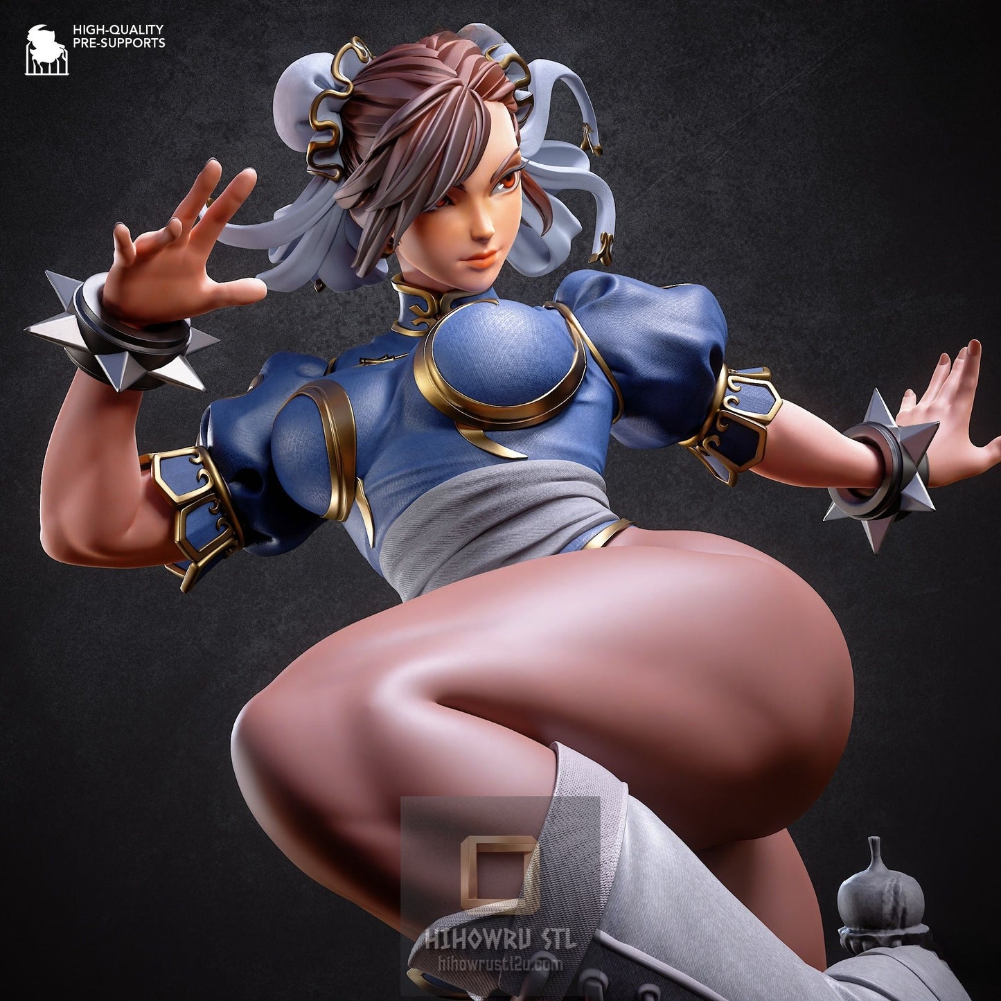 5354 Chun-Li - Street Fighter - STL 3D Print Files