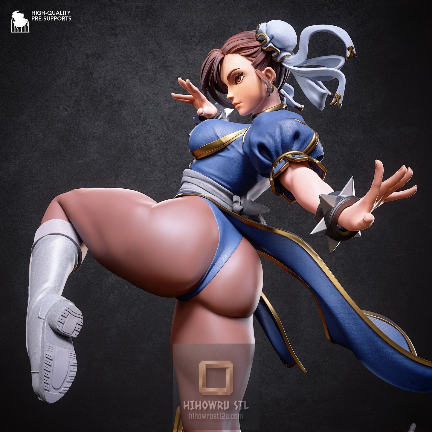 5354 Chun-Li - Street Fighter - STL 3D Print Files