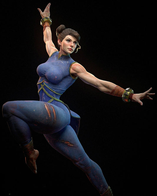 3721 Chun-Li - Street Fighter - STL 3D Print Files