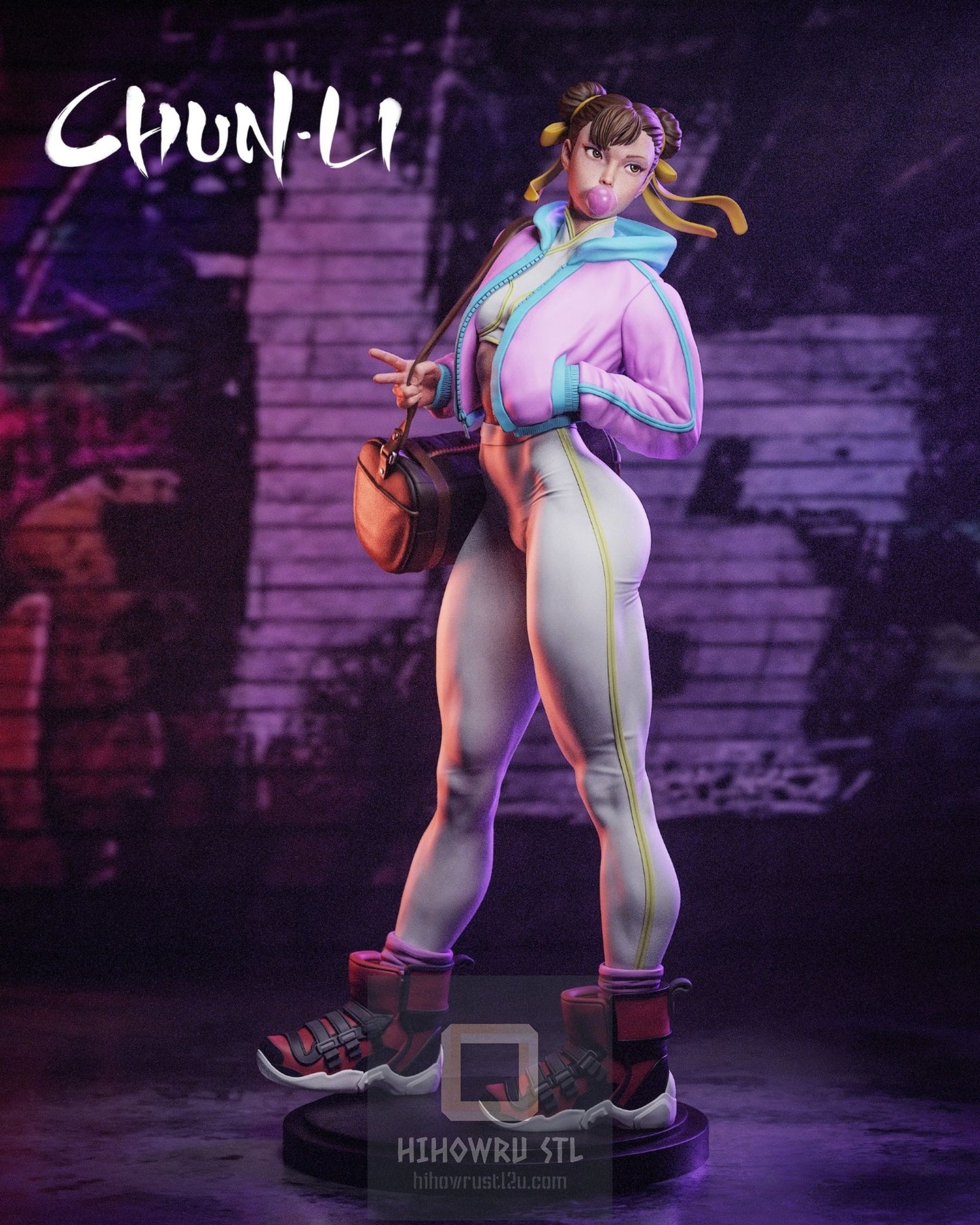 4899 Chun-Li - Street Fighter - STL 3D Print Files