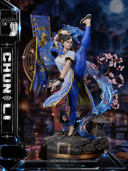 5606 Chun-Li - Street Fighter - STL 3D Print Files