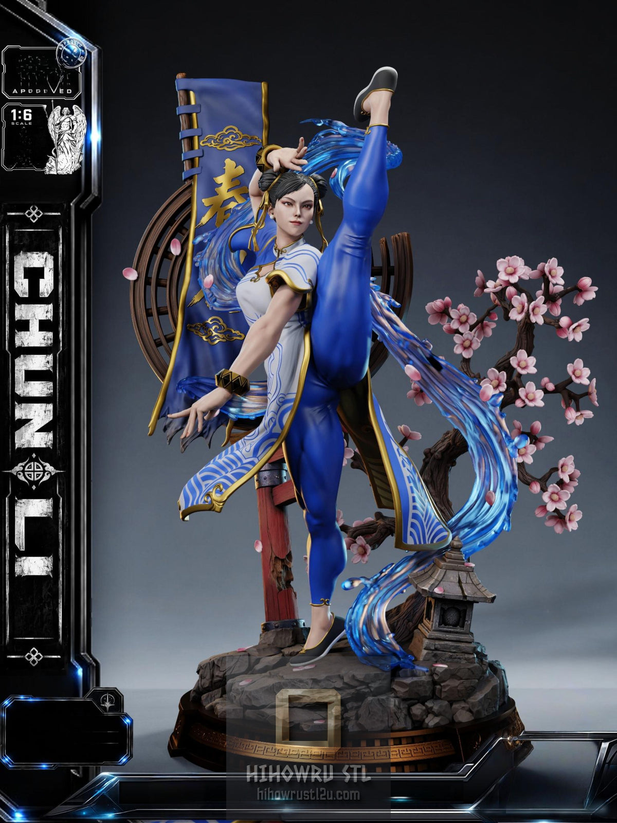 5606 Chun-Li - Street Fighter - STL 3D Print Files