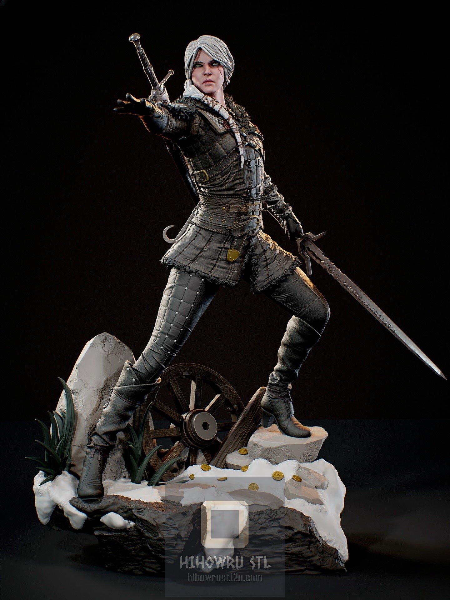 4359 CIRI - The Witcher IV - STL 3D Print Files
