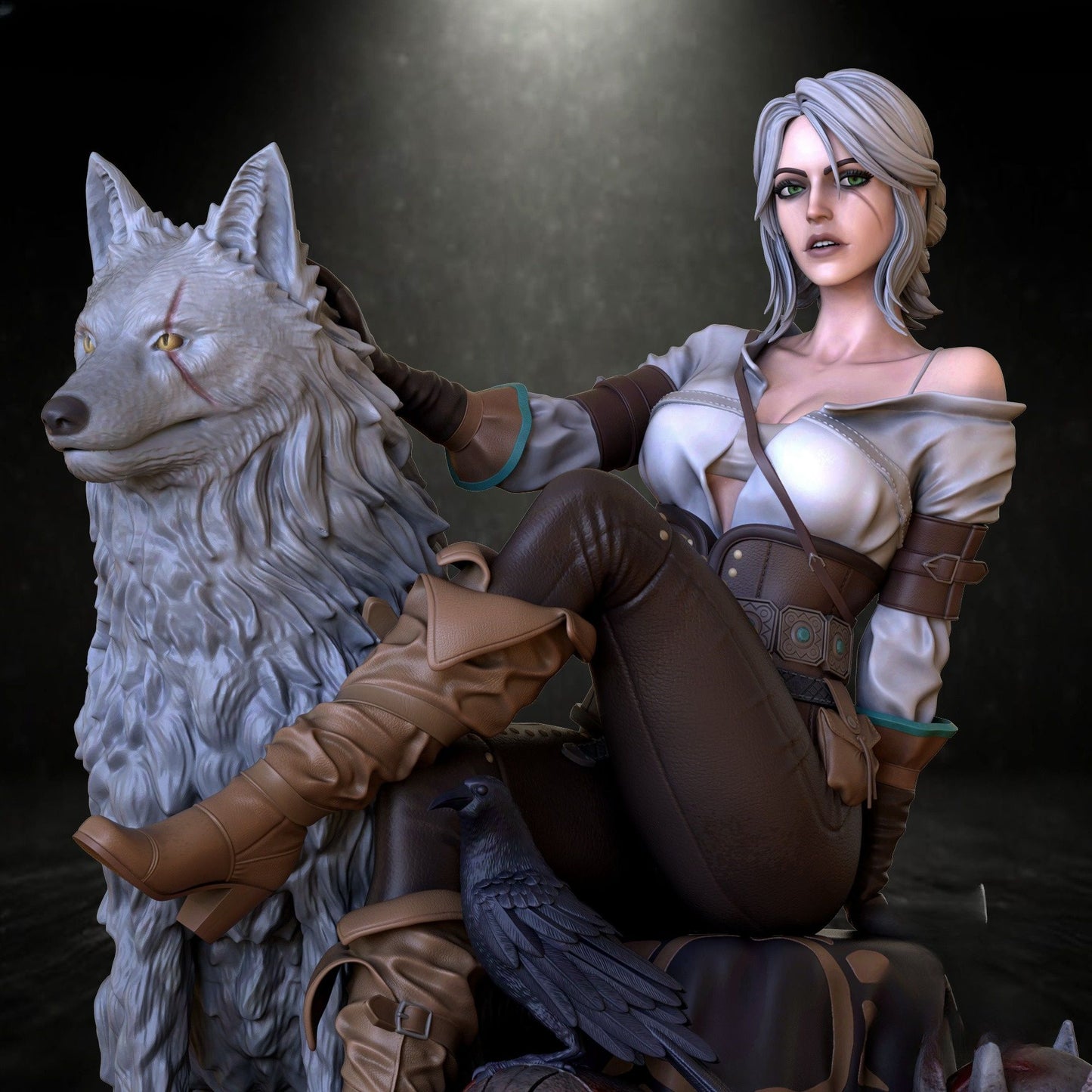 4275 Ciri NSFW - Witcher - STL 3D Print Files X 3D Animations