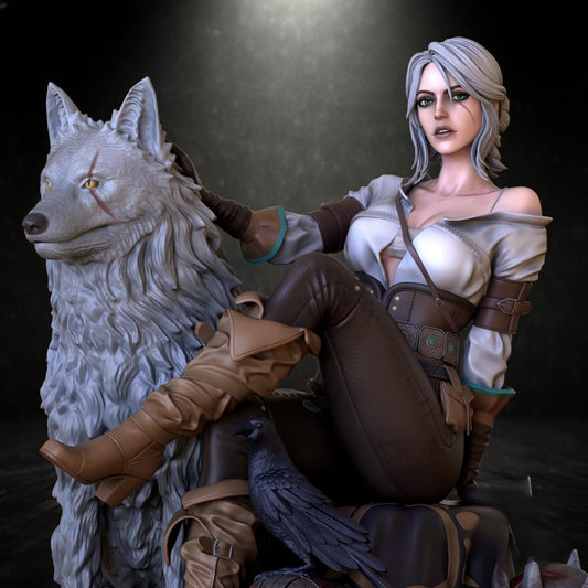 4275 Ciri NSFW - Witcher - STL 3D Print Files X 3D Animations