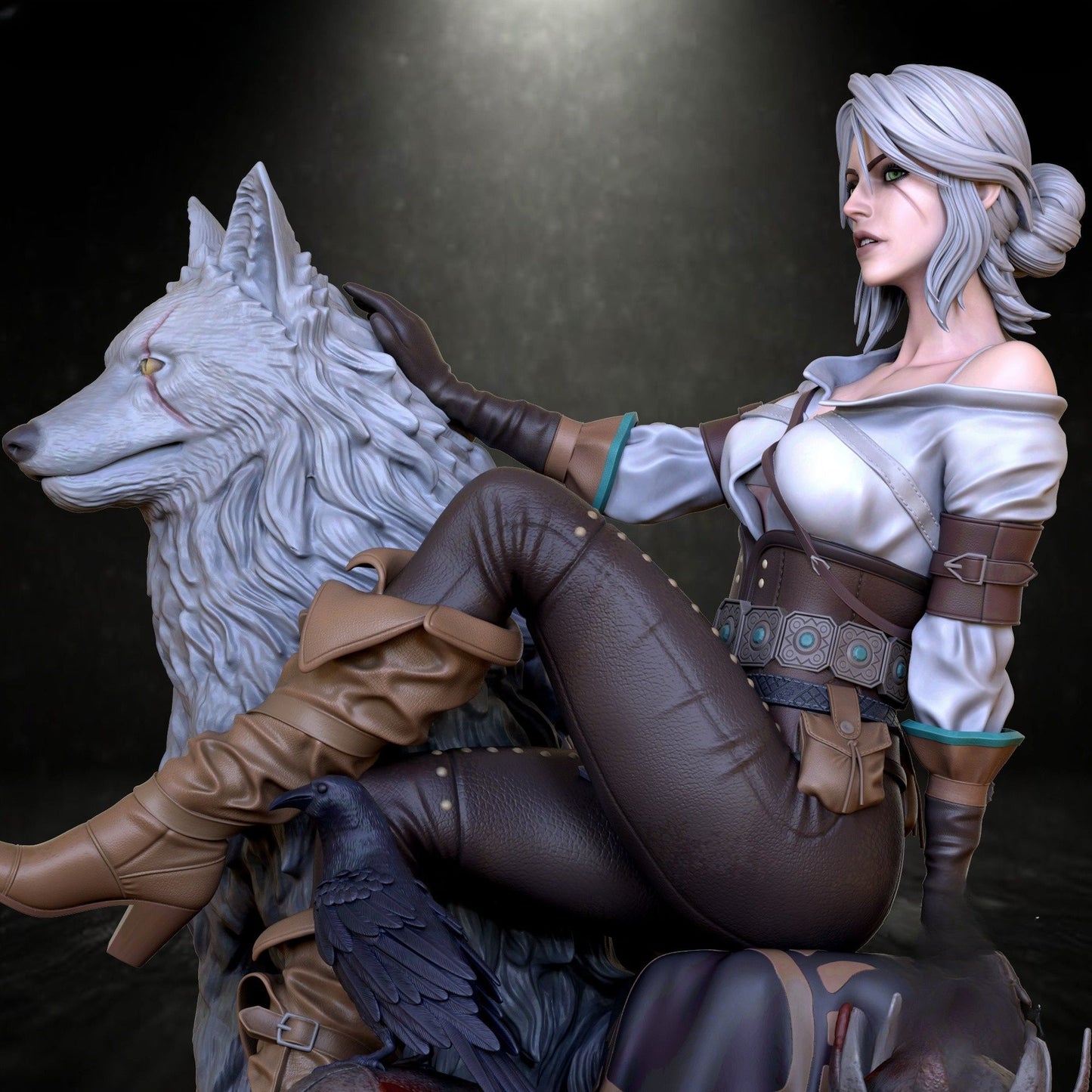 4275 Ciri NSFW - Witcher - STL 3D Print Files X 3D Animations