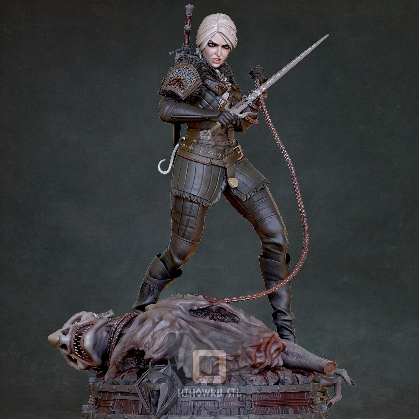 4638 Ciri NSFW - Witcher - STL 3D Print Files