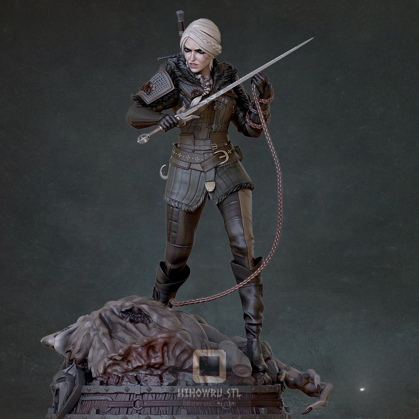 4638 Ciri NSFW - Witcher - STL 3D Print Files