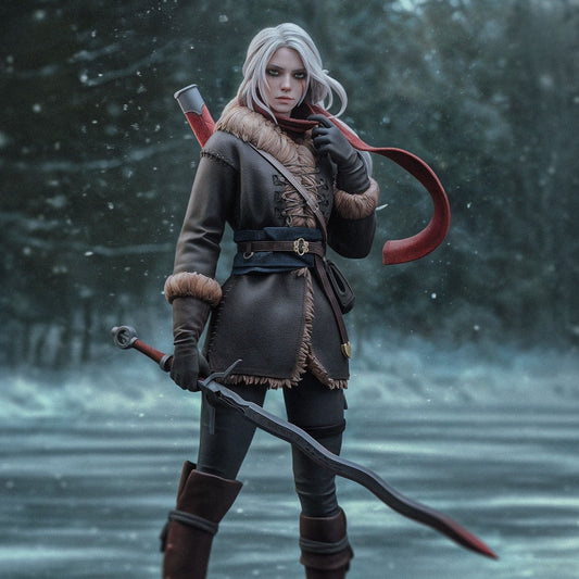 2951 Ciri - The Witcher 3 - STL 3D Print Files