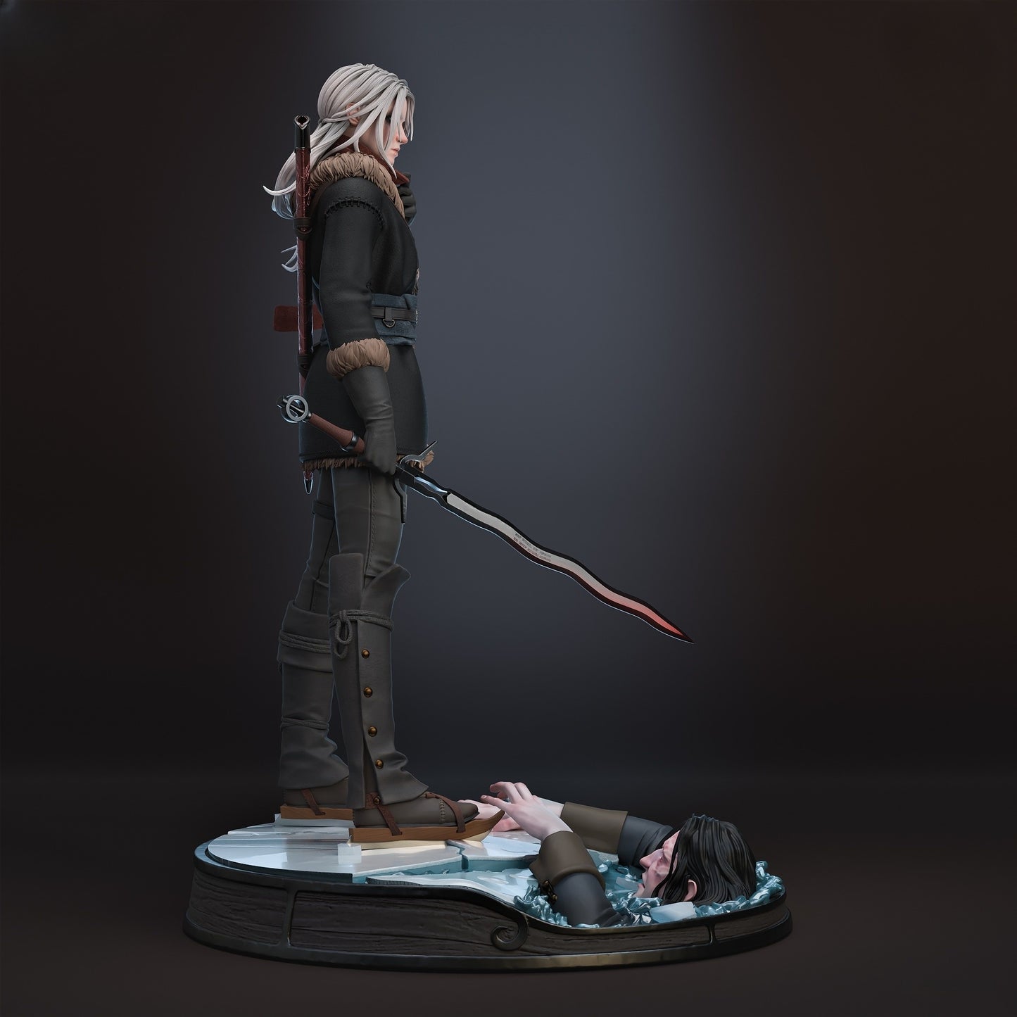 2951 Ciri - The Witcher 3 - STL 3D Print Files