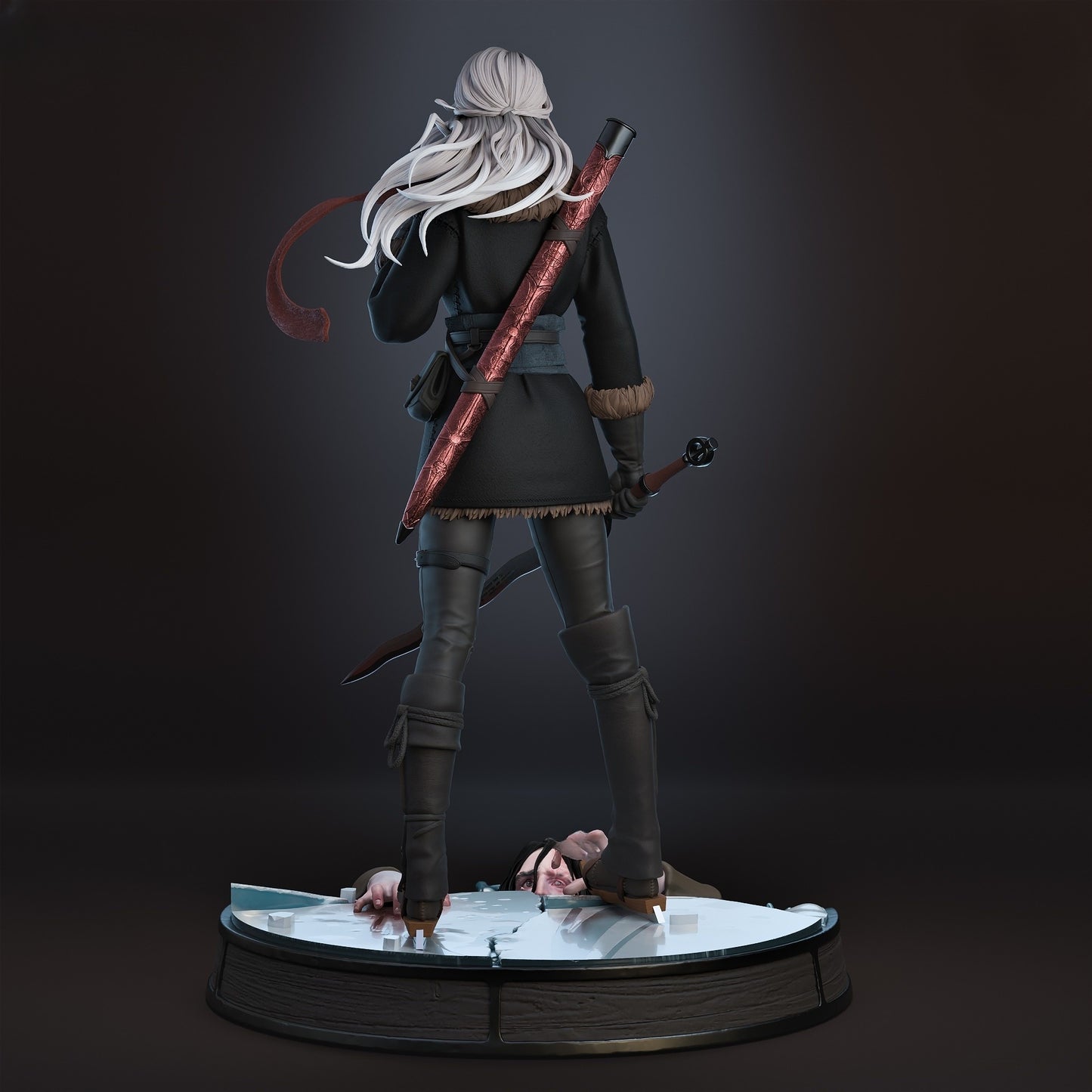 2951 Ciri - The Witcher 3 - STL 3D Print Files