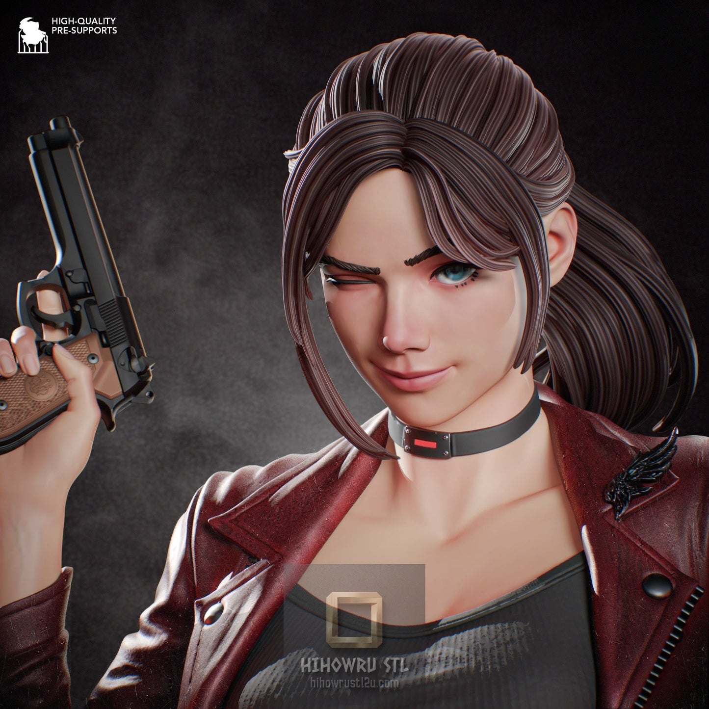 5459 Claire Redfield - Resident Evil - STL 3D Print Files