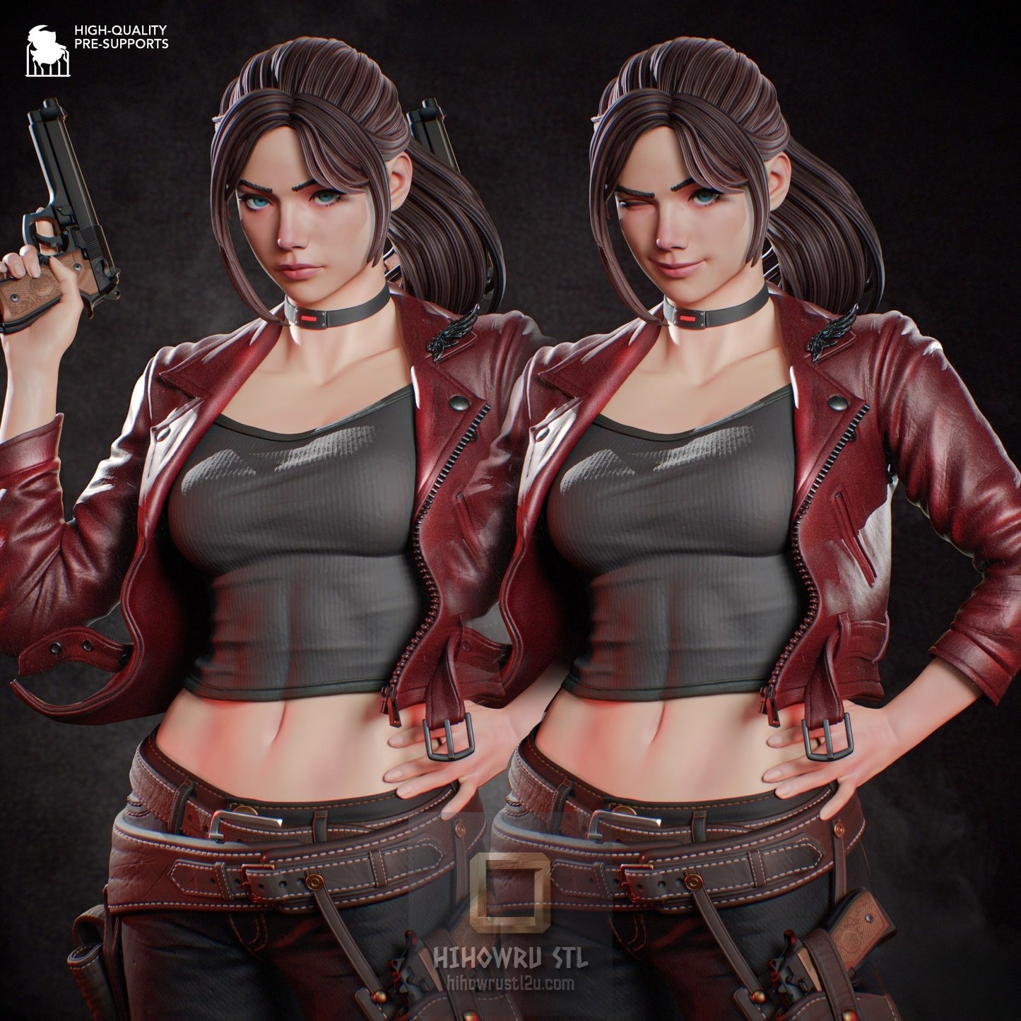 5459 Claire Redfield - Resident Evil - STL 3D Print Files