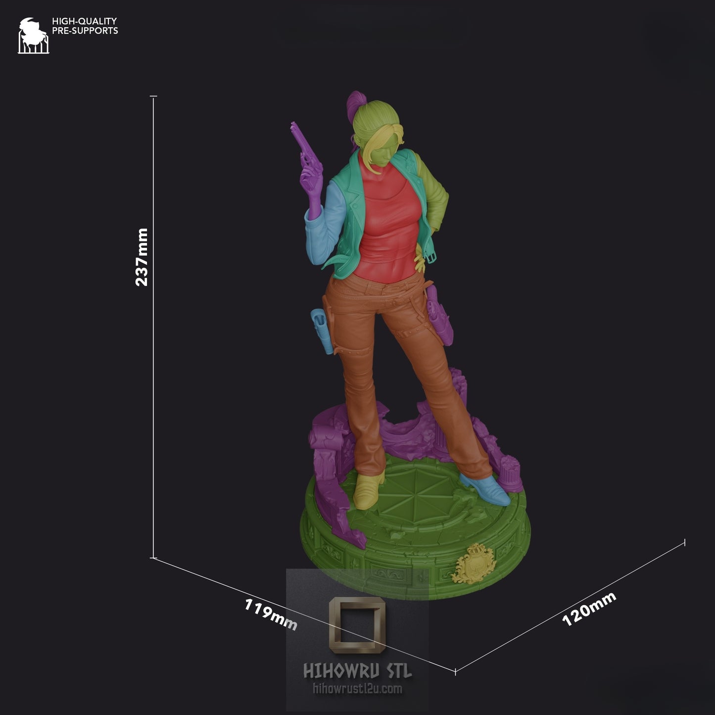 5459 Claire Redfield - Resident Evil - STL 3D Print Files