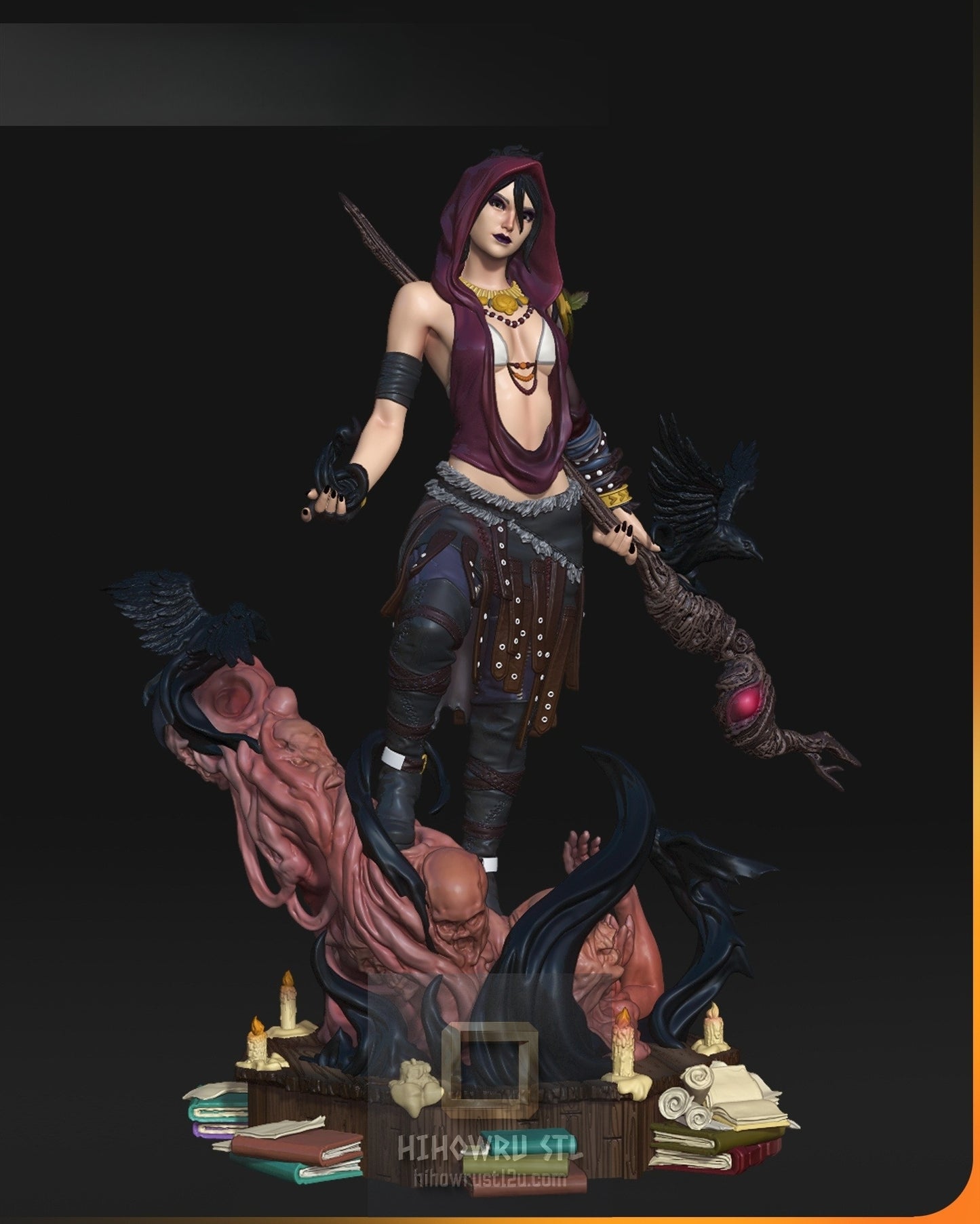 5021 Morrigan - Dragon Age - STL 3D Print Files
