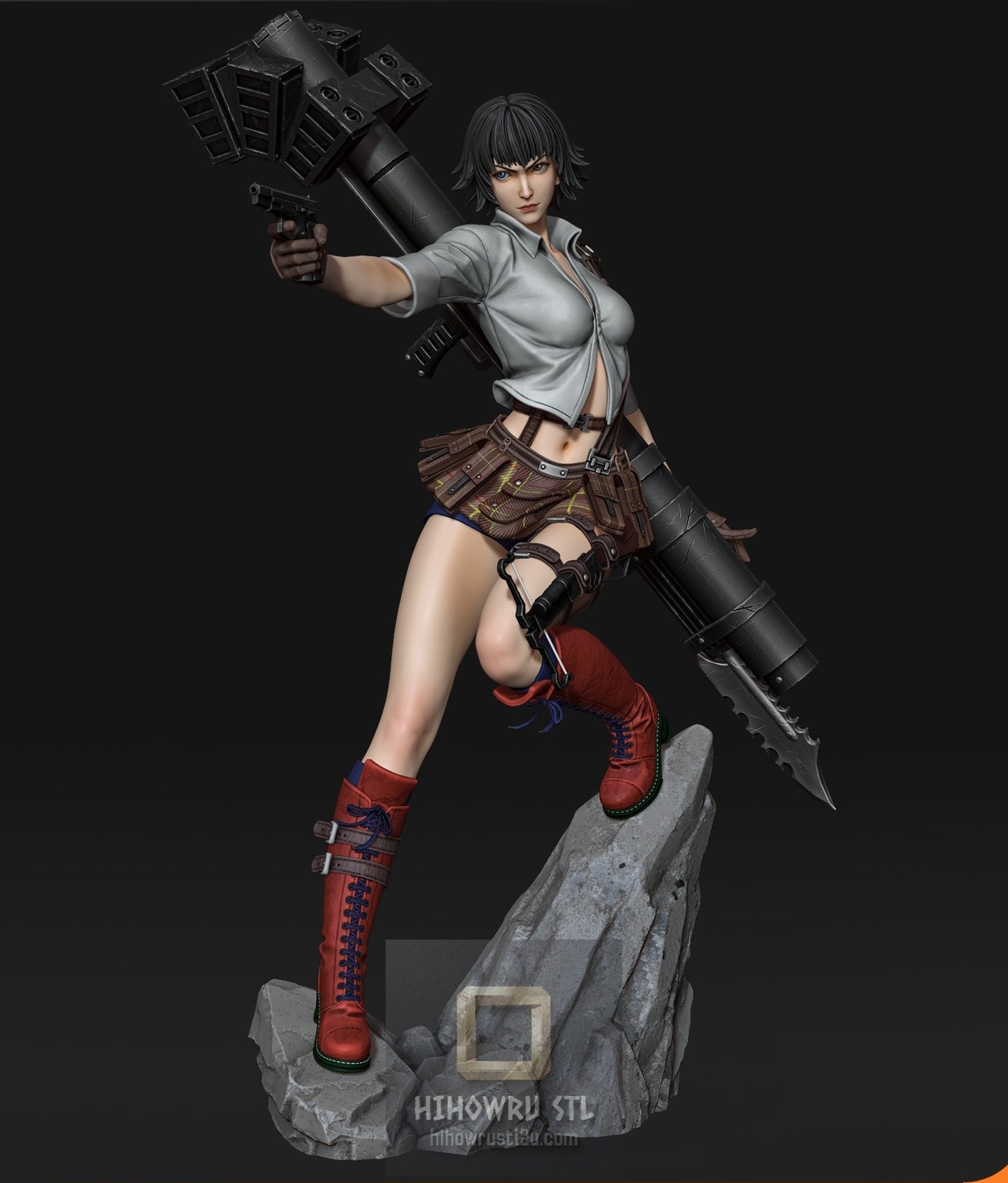 5333 Lady - Devil May Cry - STL 3D Print Files