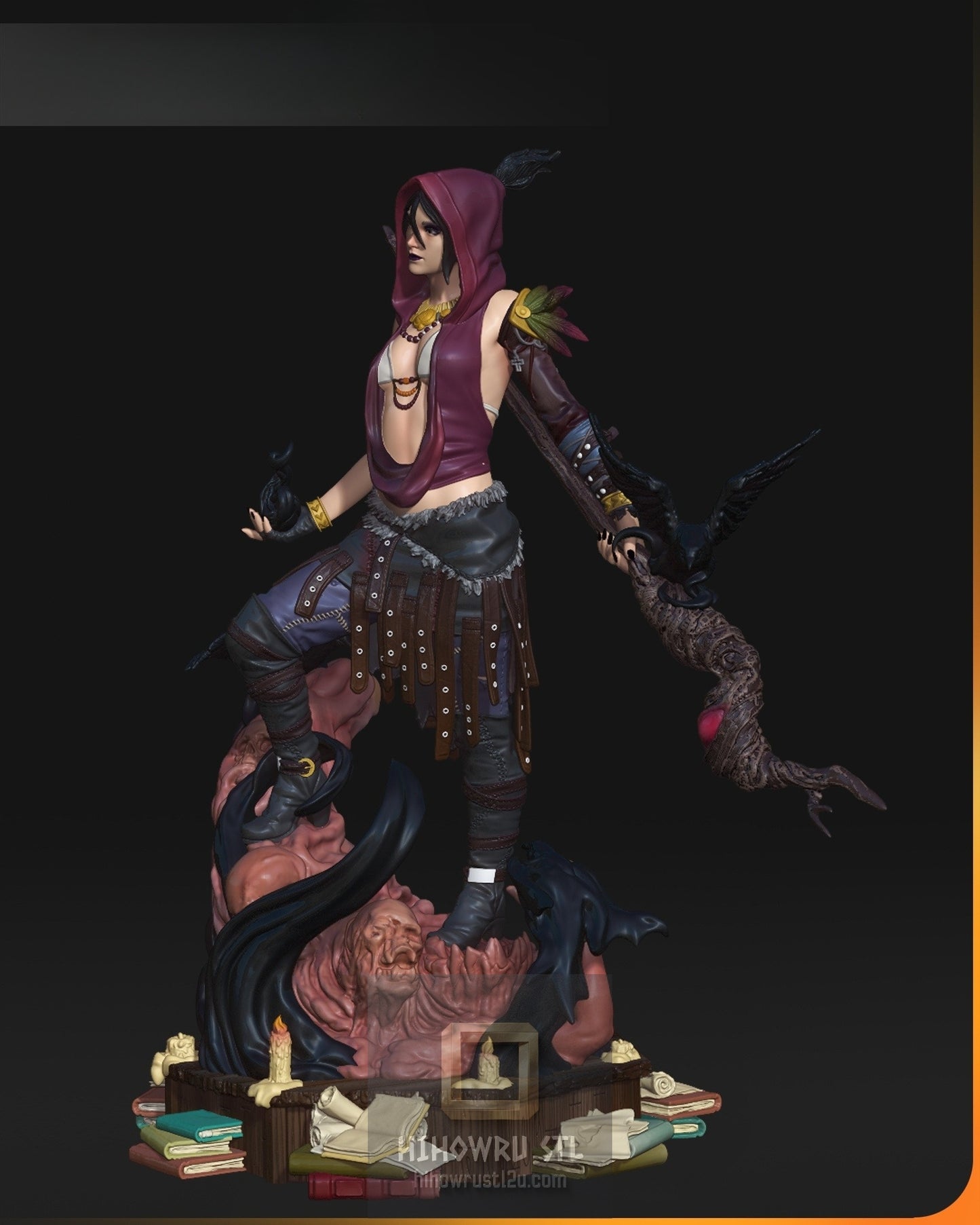 5021 Morrigan - Dragon Age - STL 3D Print Files