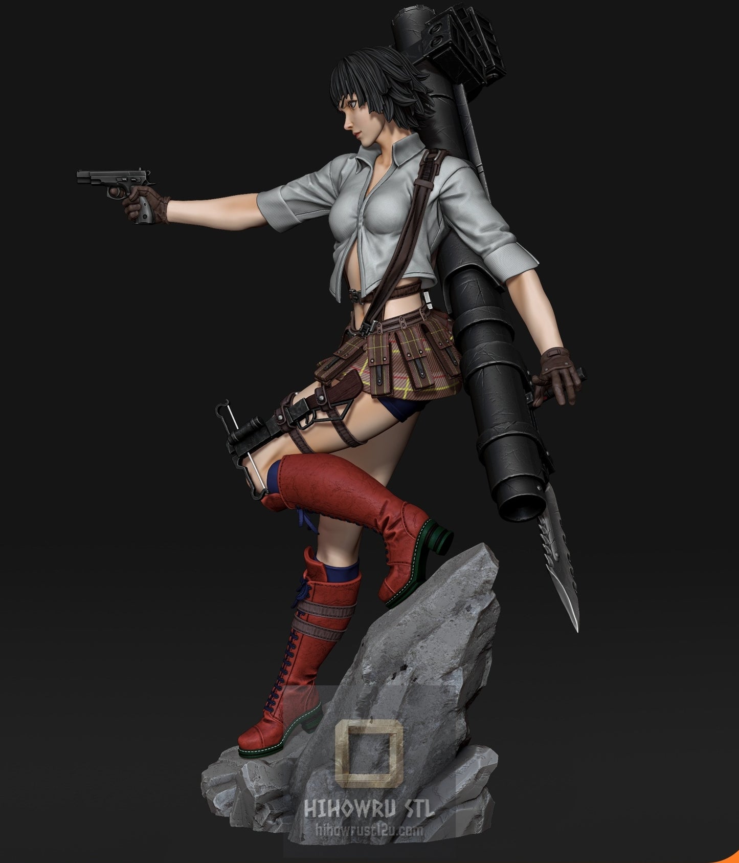 5333 Lady - Devil May Cry - STL 3D Print Files