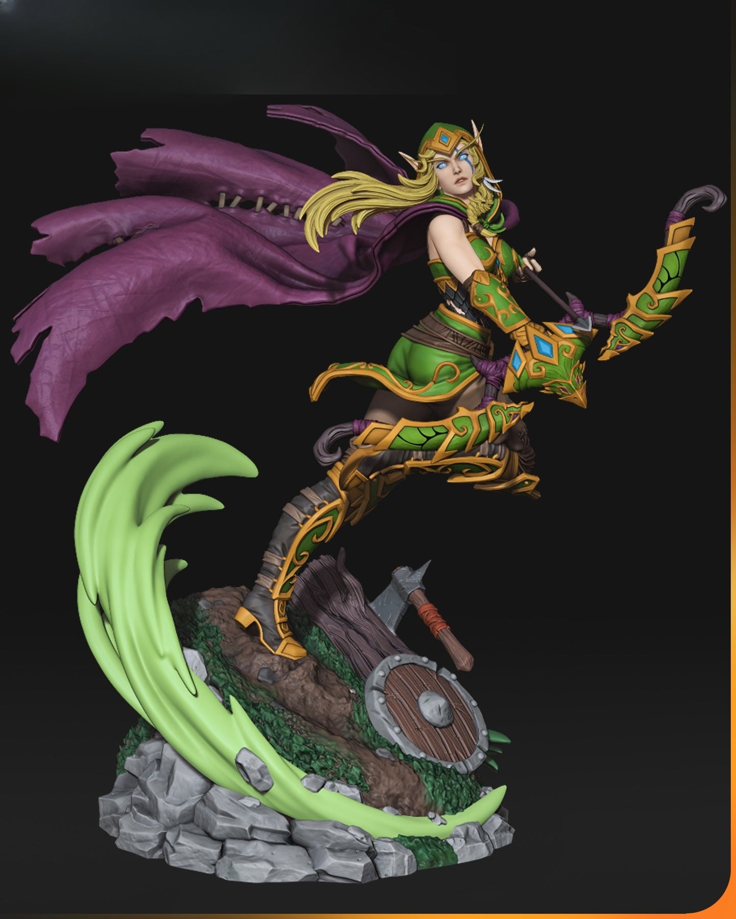 4302 Sylvanas Windrunner - World of Warcraft - STL 3D Print Files