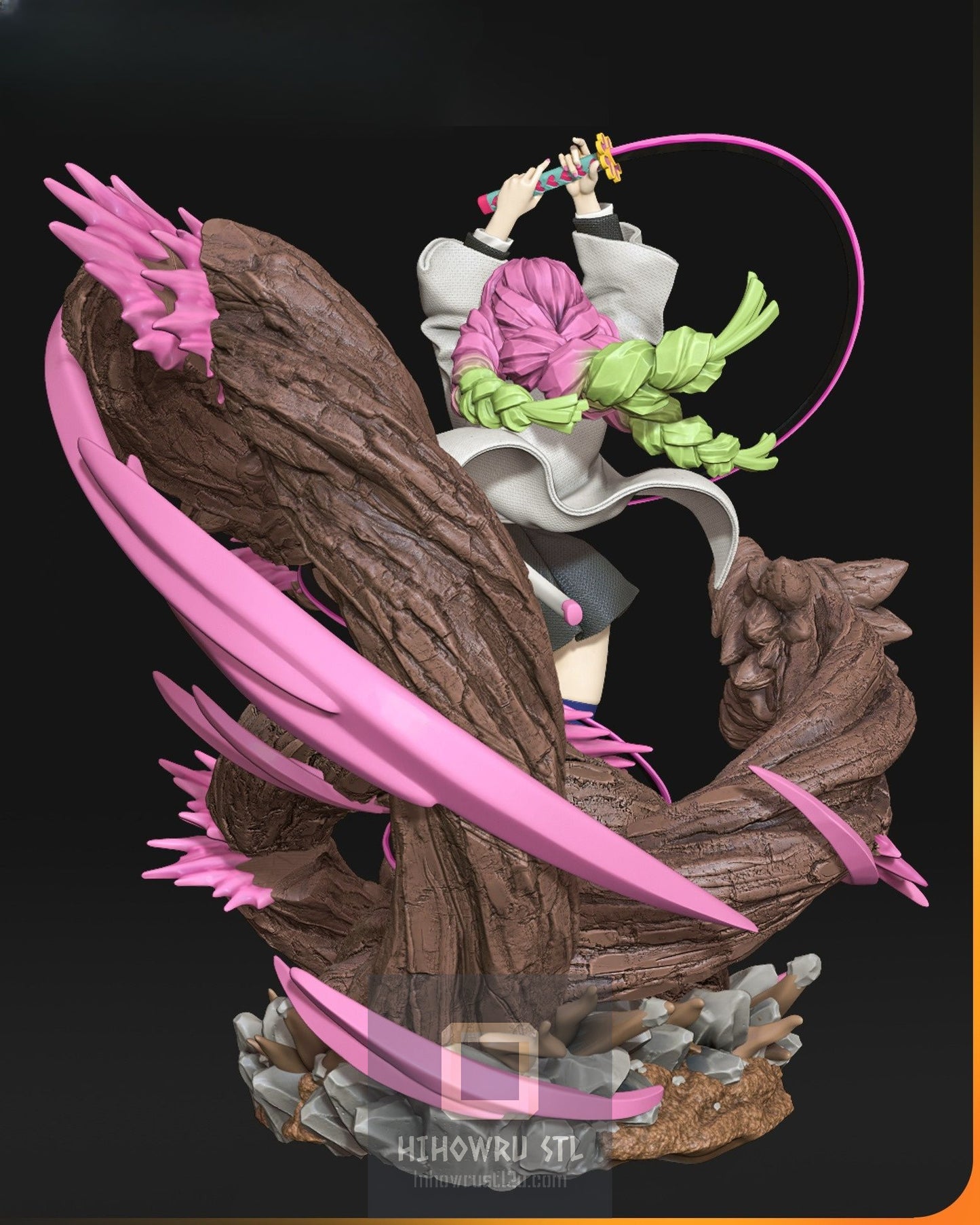 4602 Mitsuri Kanroji - Demon Slayer - STL 3D Print Files