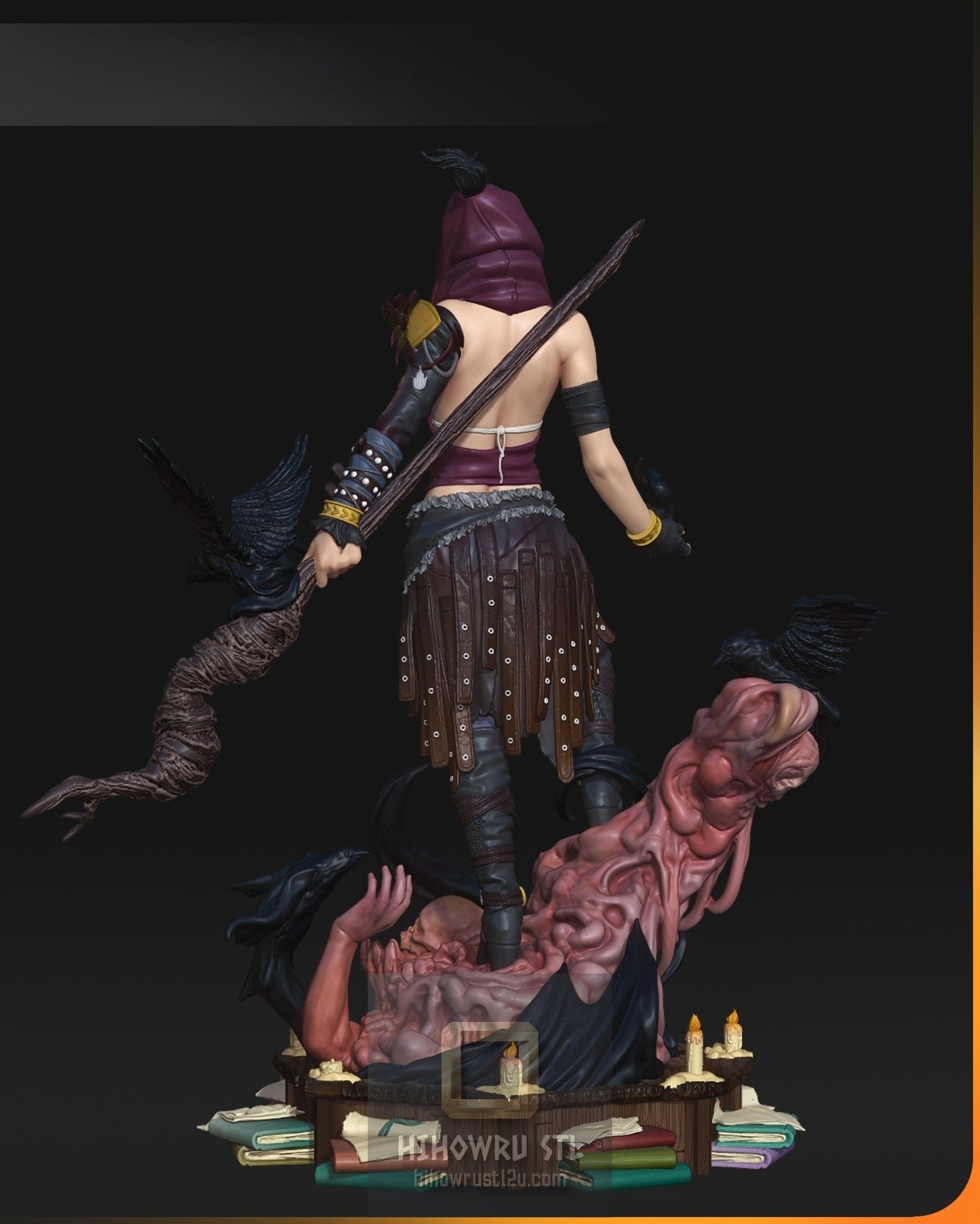 5021 Morrigan - Dragon Age - STL 3D Print Files