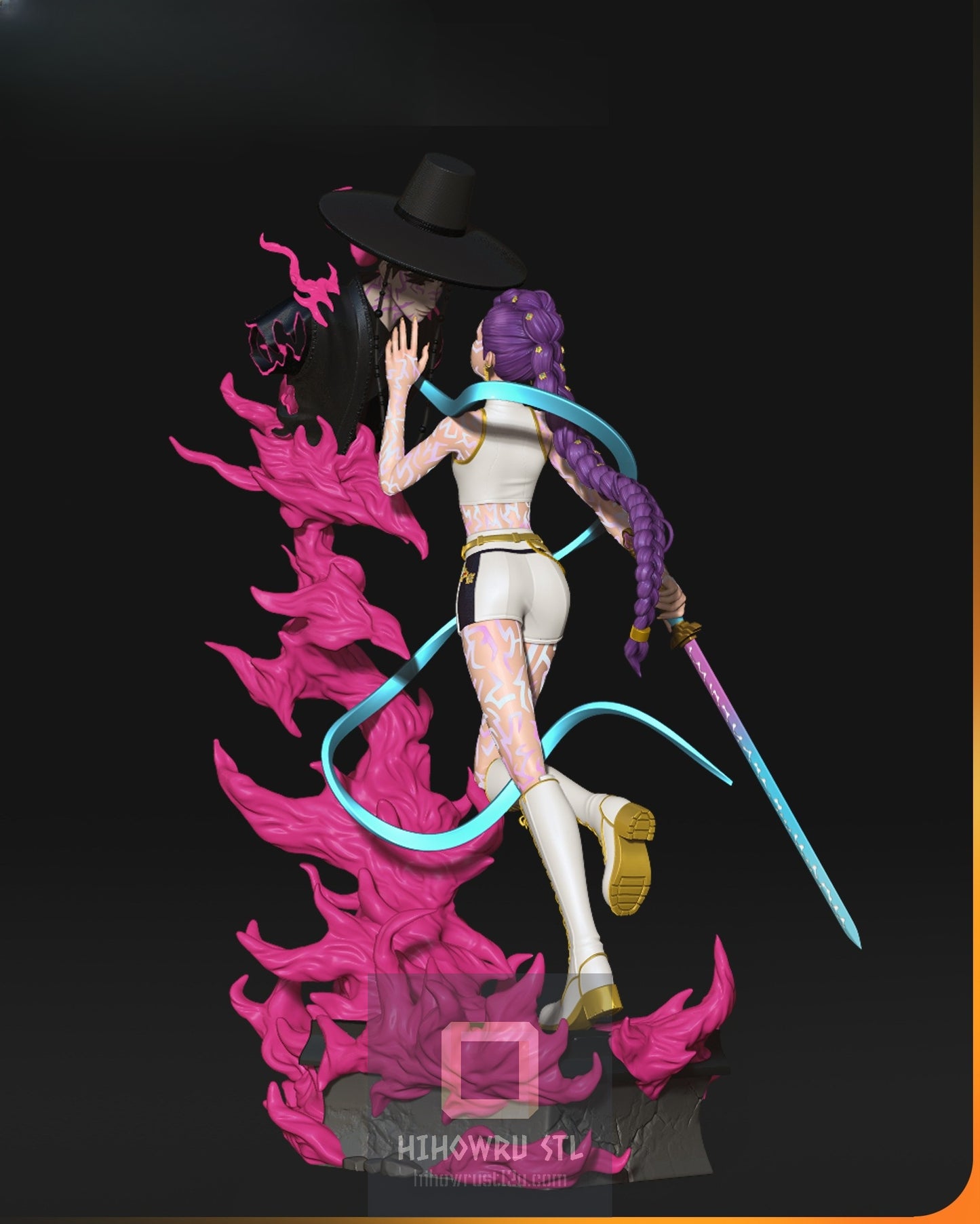 4342 Rumi - Kpop Demon Hunters - STL 3D Print Files