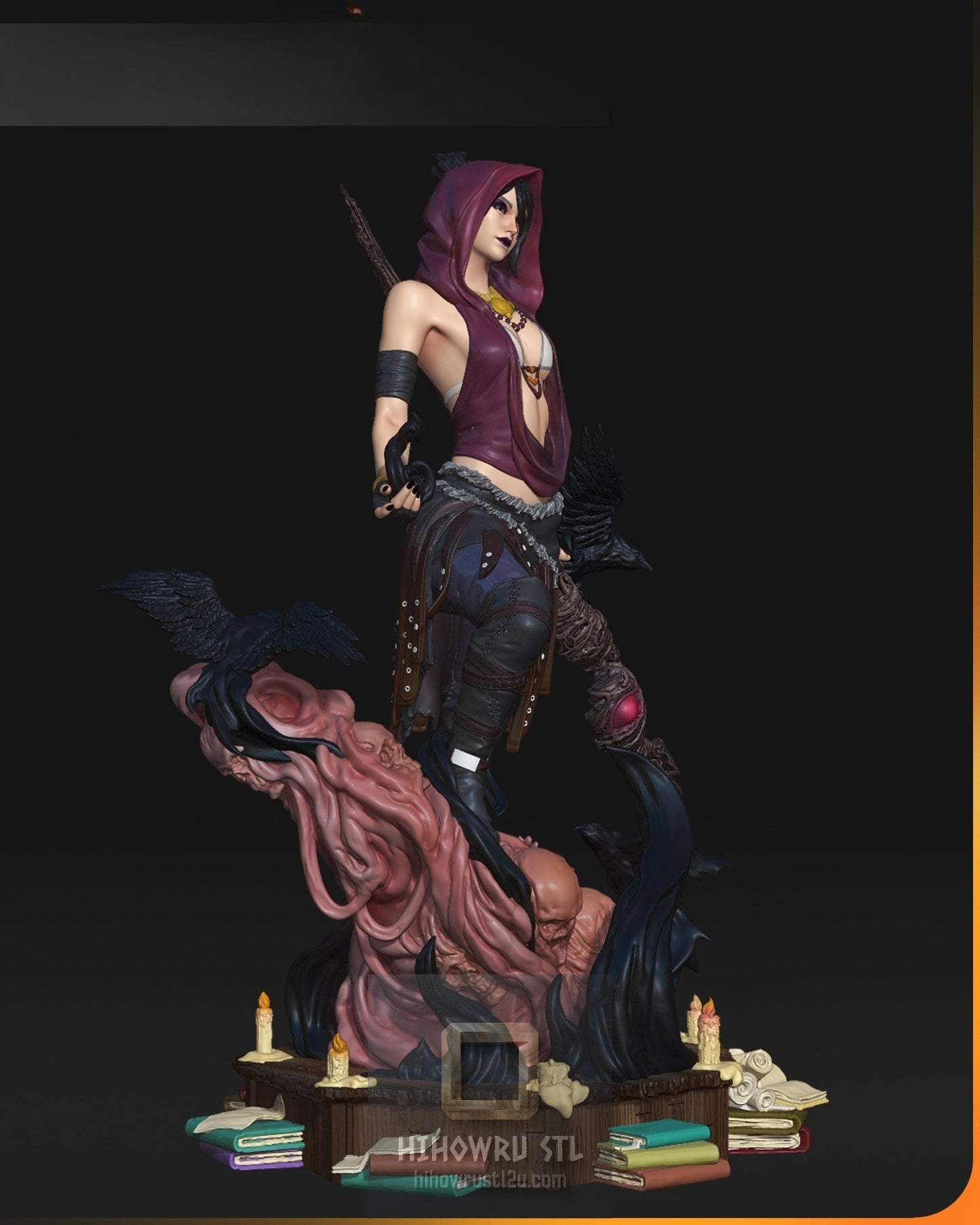 5021 Morrigan - Dragon Age - STL 3D Print Files