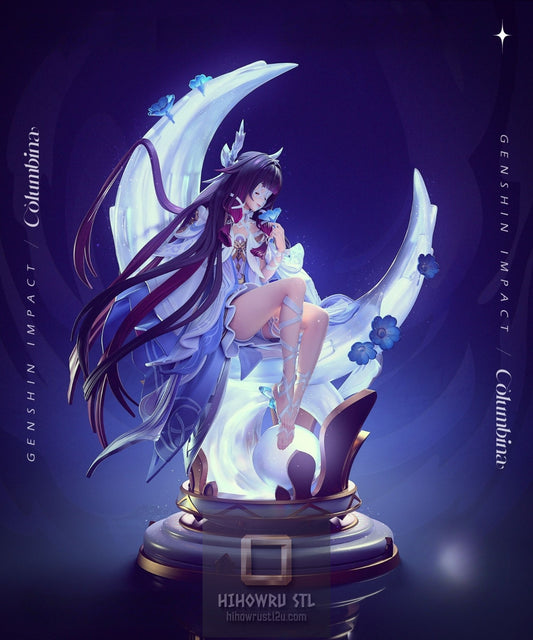 5297 Columbina - Genshin Impact - STL 3D Print Files