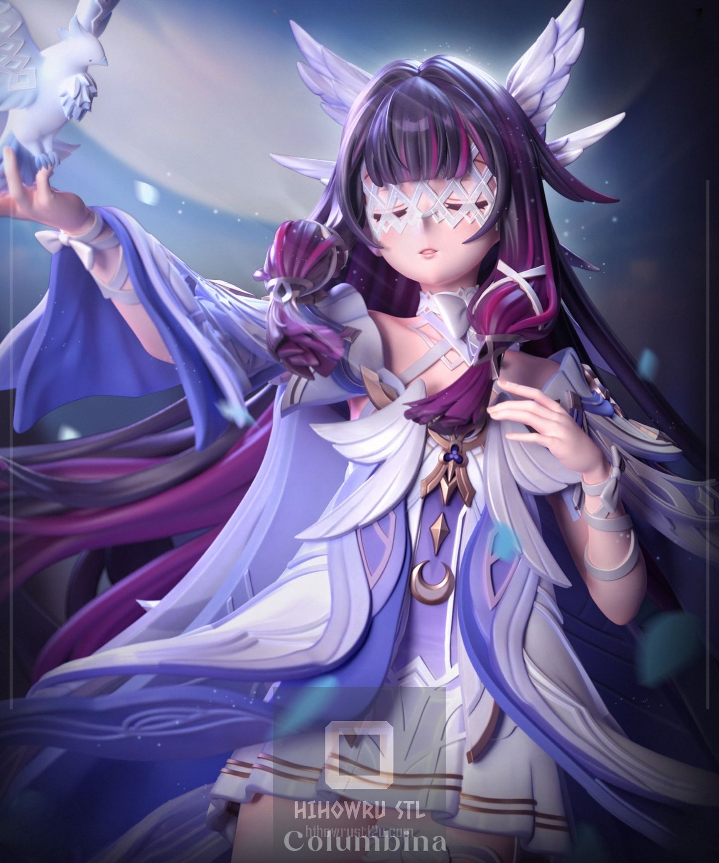 4840 Columbina - Genshin Impact - STL 3D Print Files