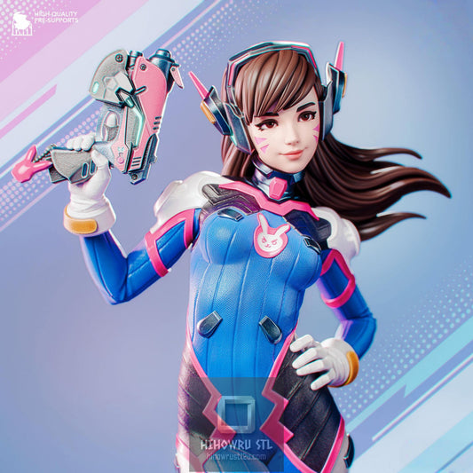 5599 D.Va - Overwatch - STL 3D Print Files