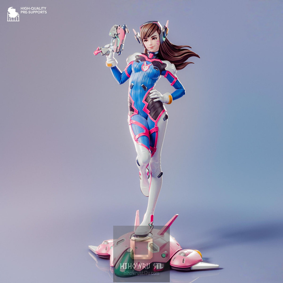 5599 D.Va - Overwatch - STL 3D Print Files
