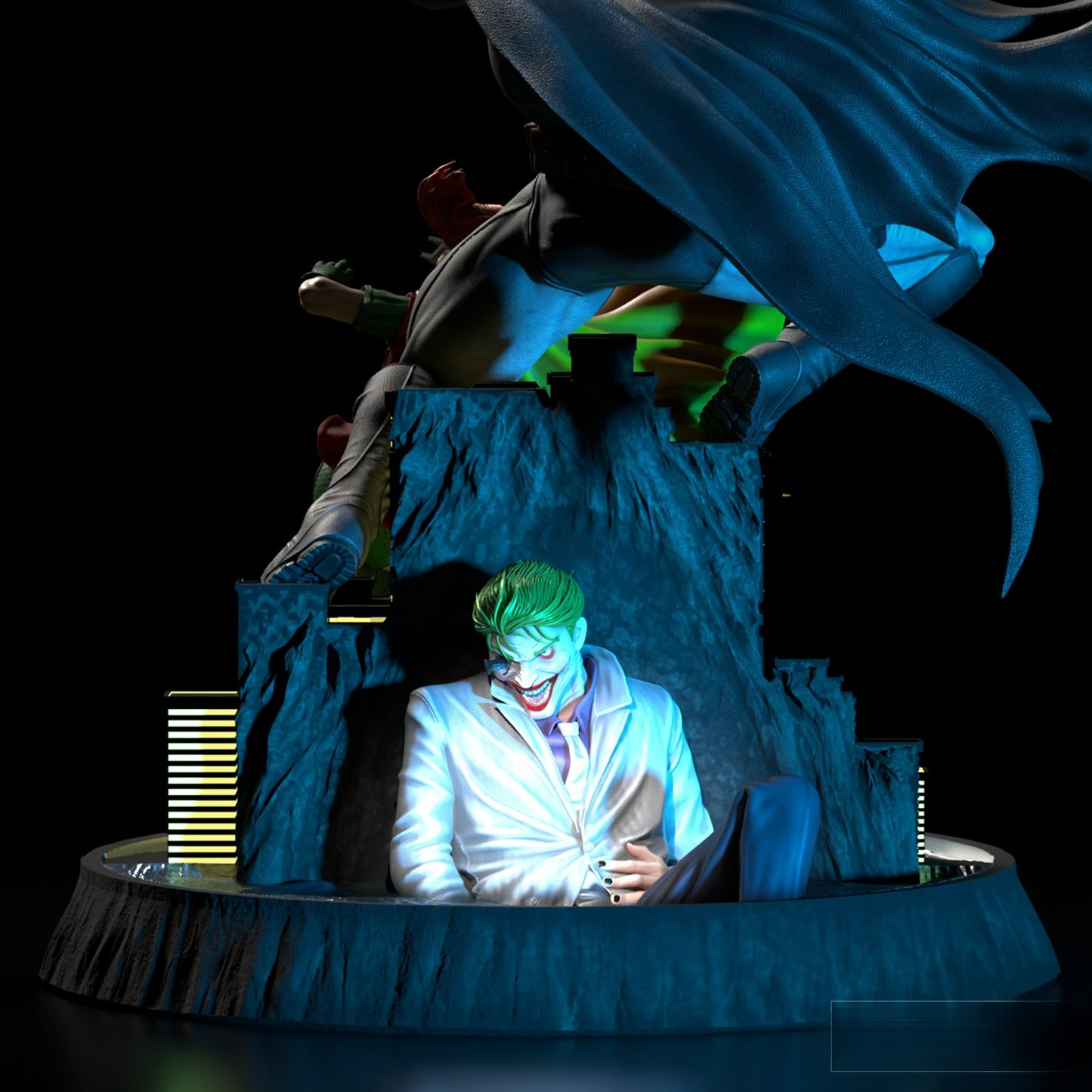 3153 Batman The Dark Knight Diorama - DC COMICS - STL 3D Print Files