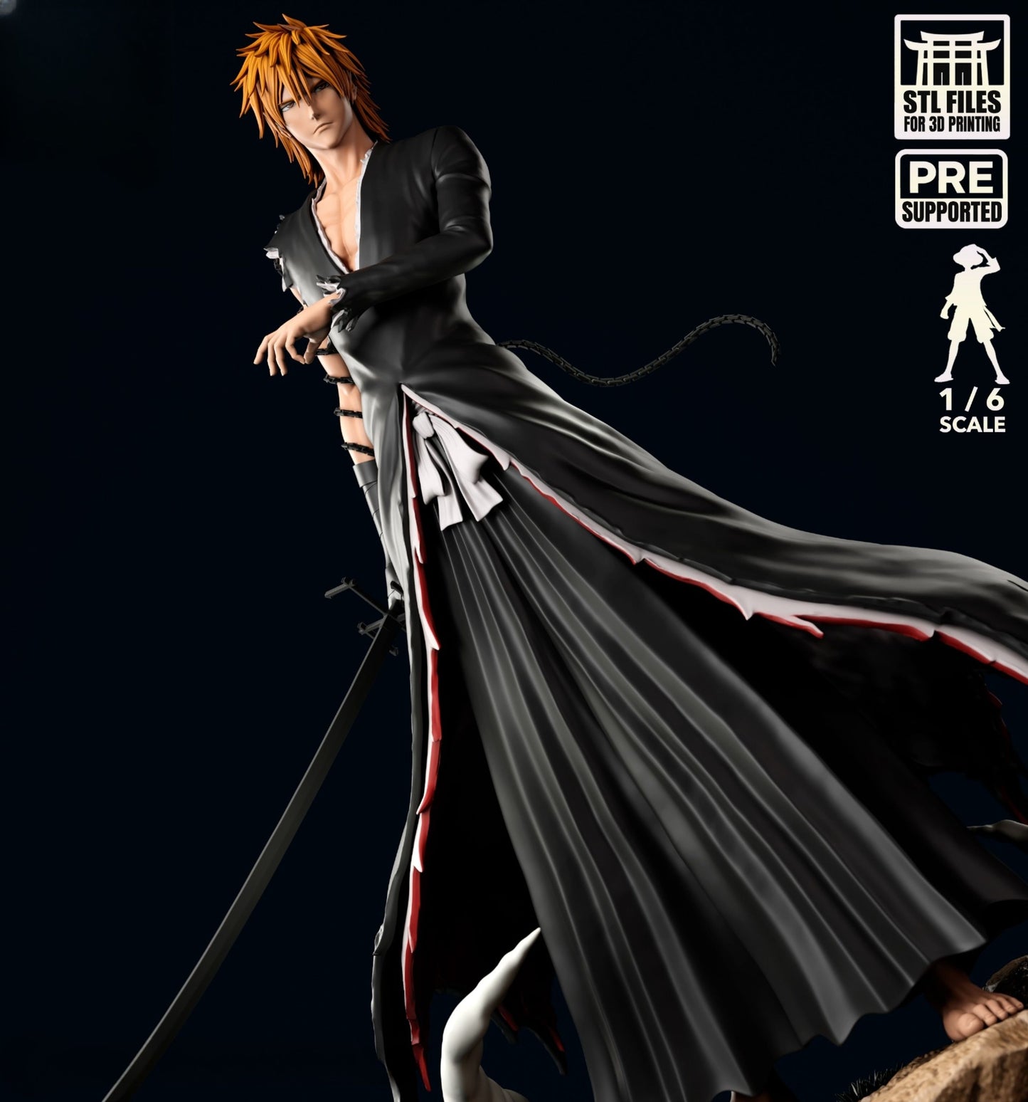 4001 Dangai Ichigo - BLEACH - STL 3D Print Files