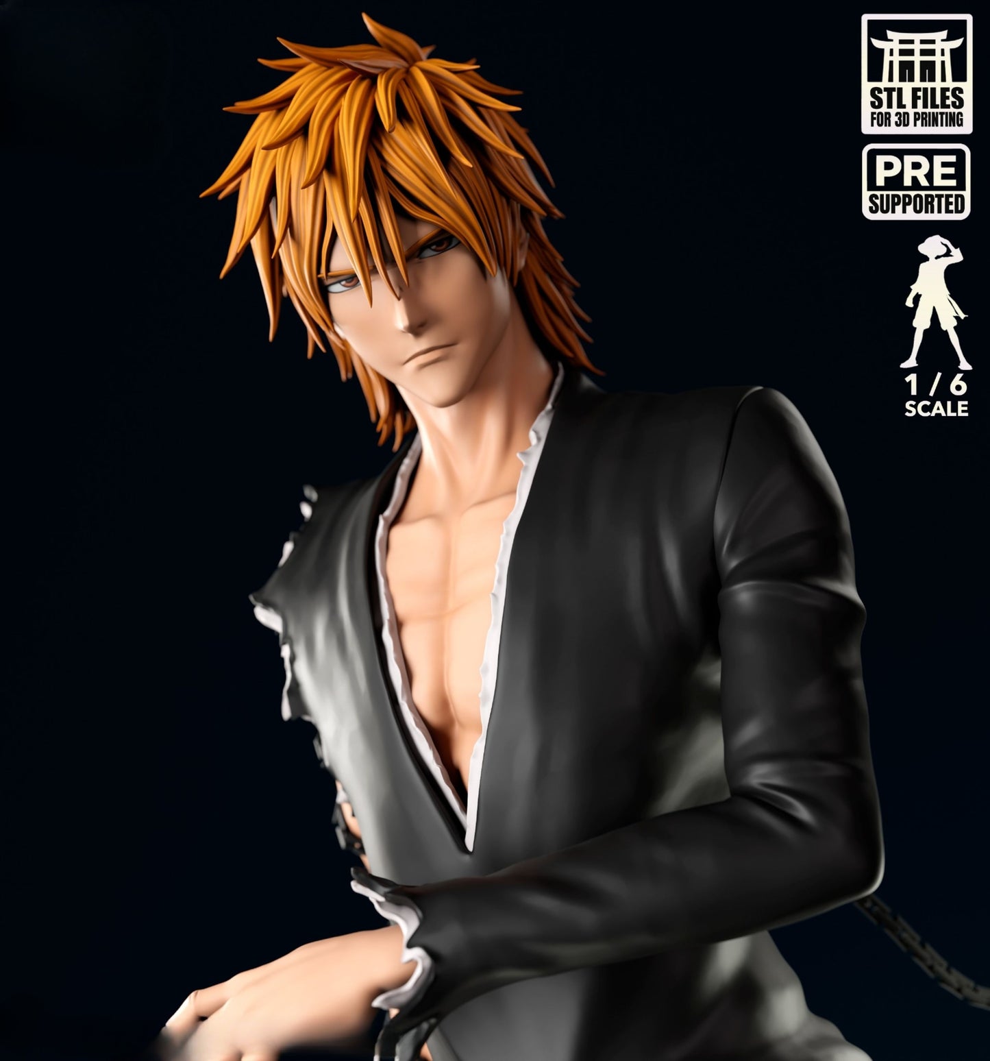 4001 Dangai Ichigo - BLEACH - STL 3D Print Files