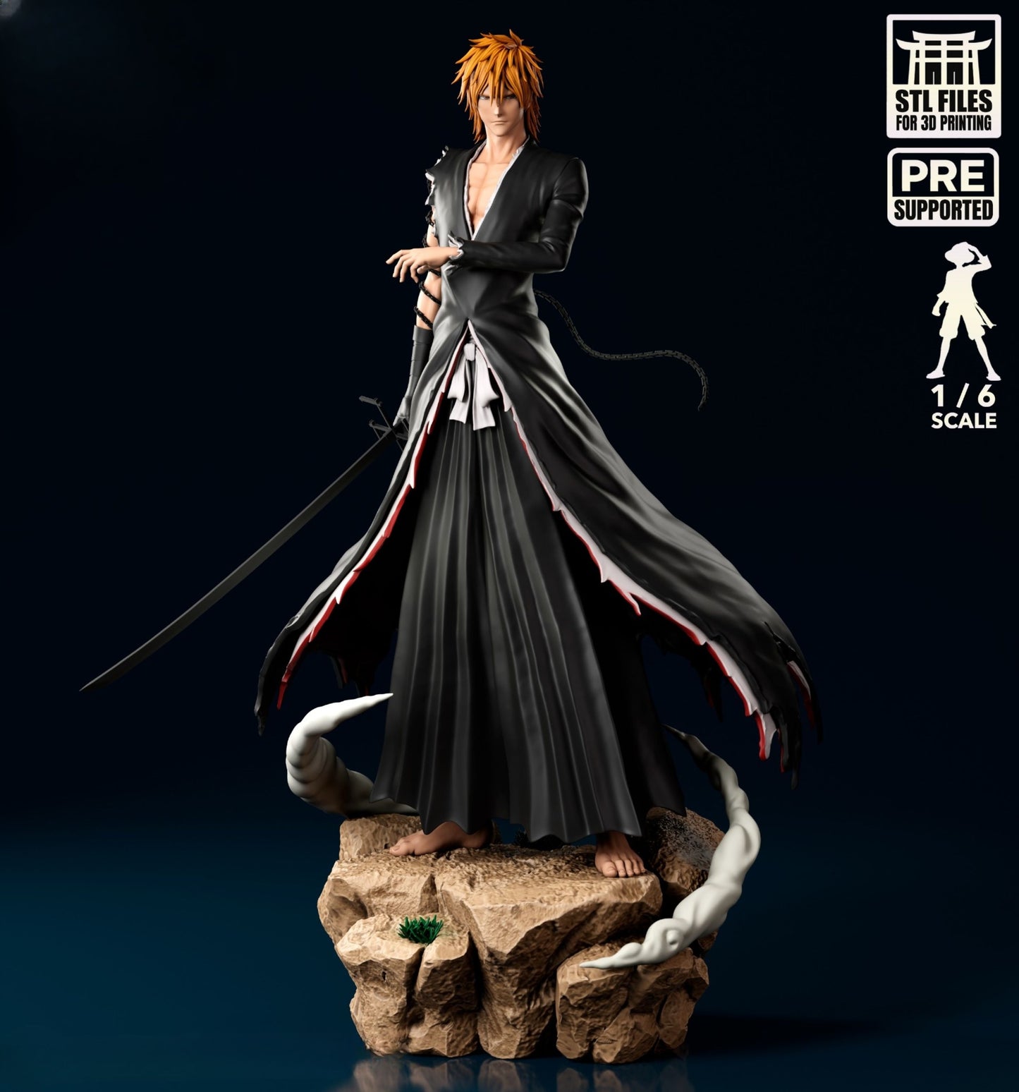 4001 Dangai Ichigo - BLEACH - STL 3D Print Files