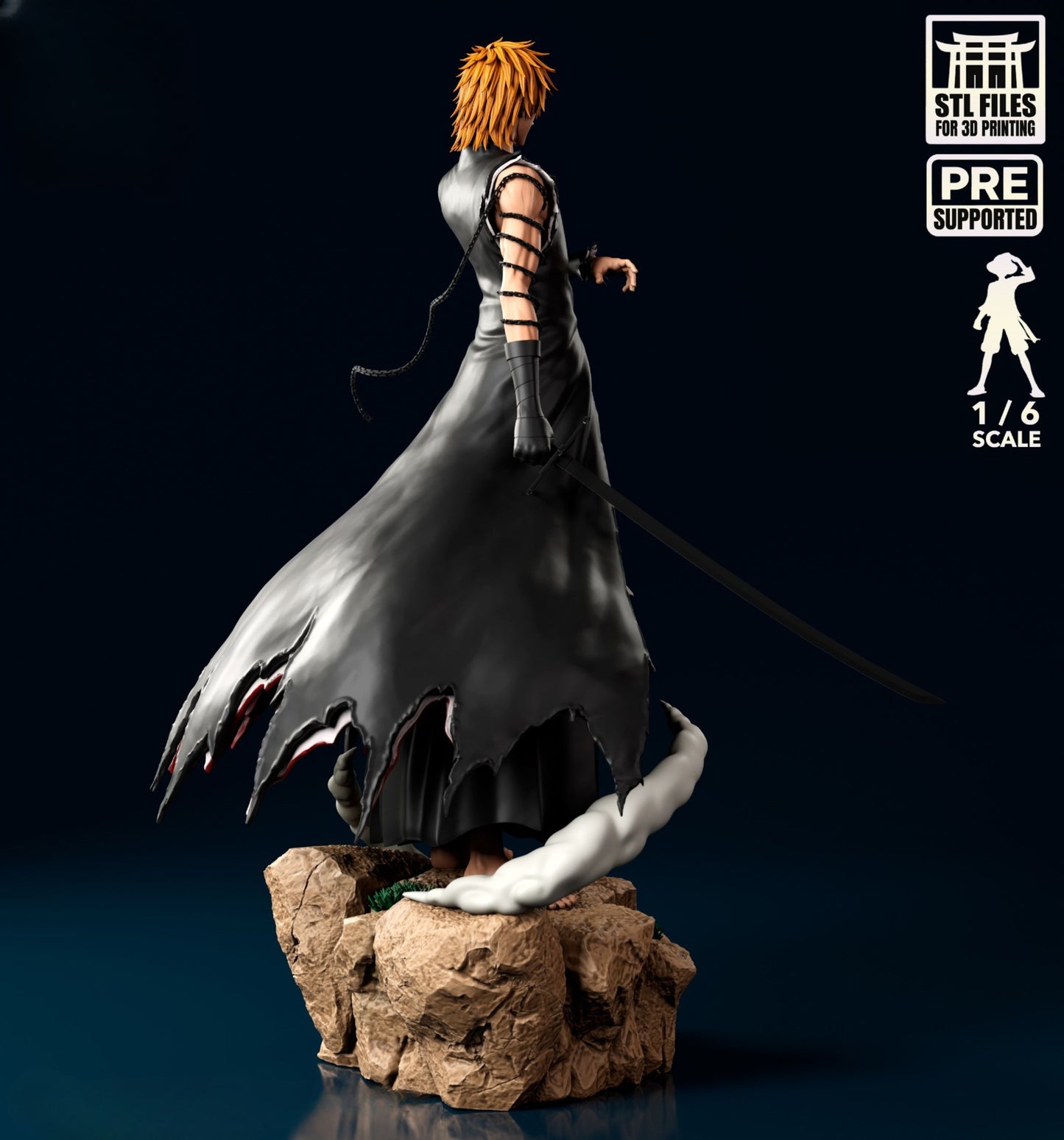 4001 Dangai Ichigo - BLEACH - STL 3D Print Files