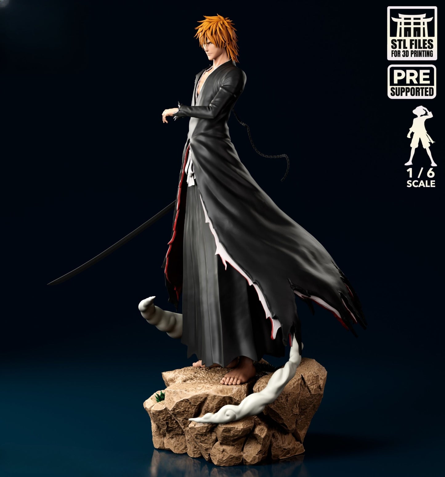 4001 Dangai Ichigo - BLEACH - STL 3D Print Files