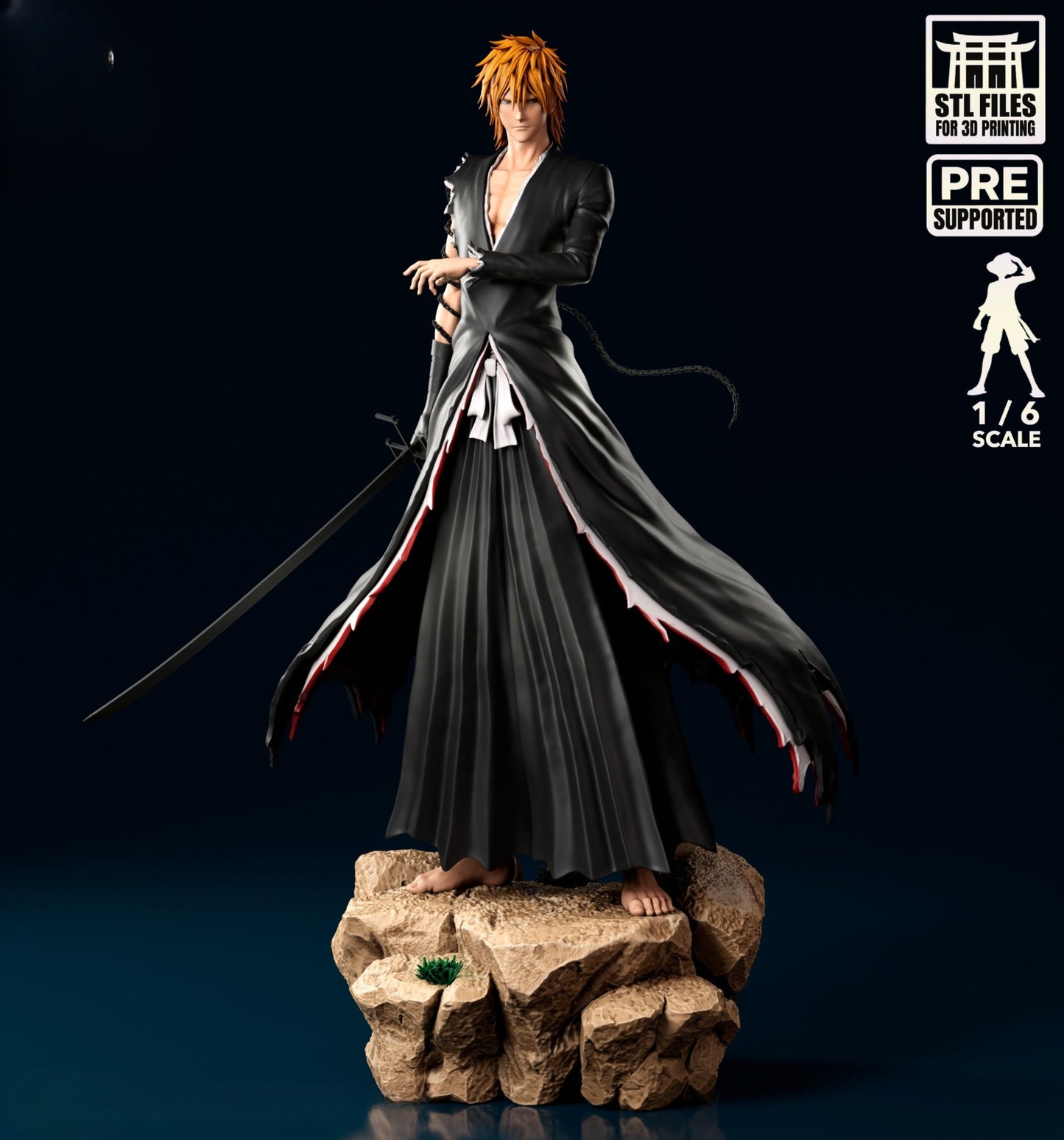 4001 Dangai Ichigo - BLEACH - STL 3D Print Files
