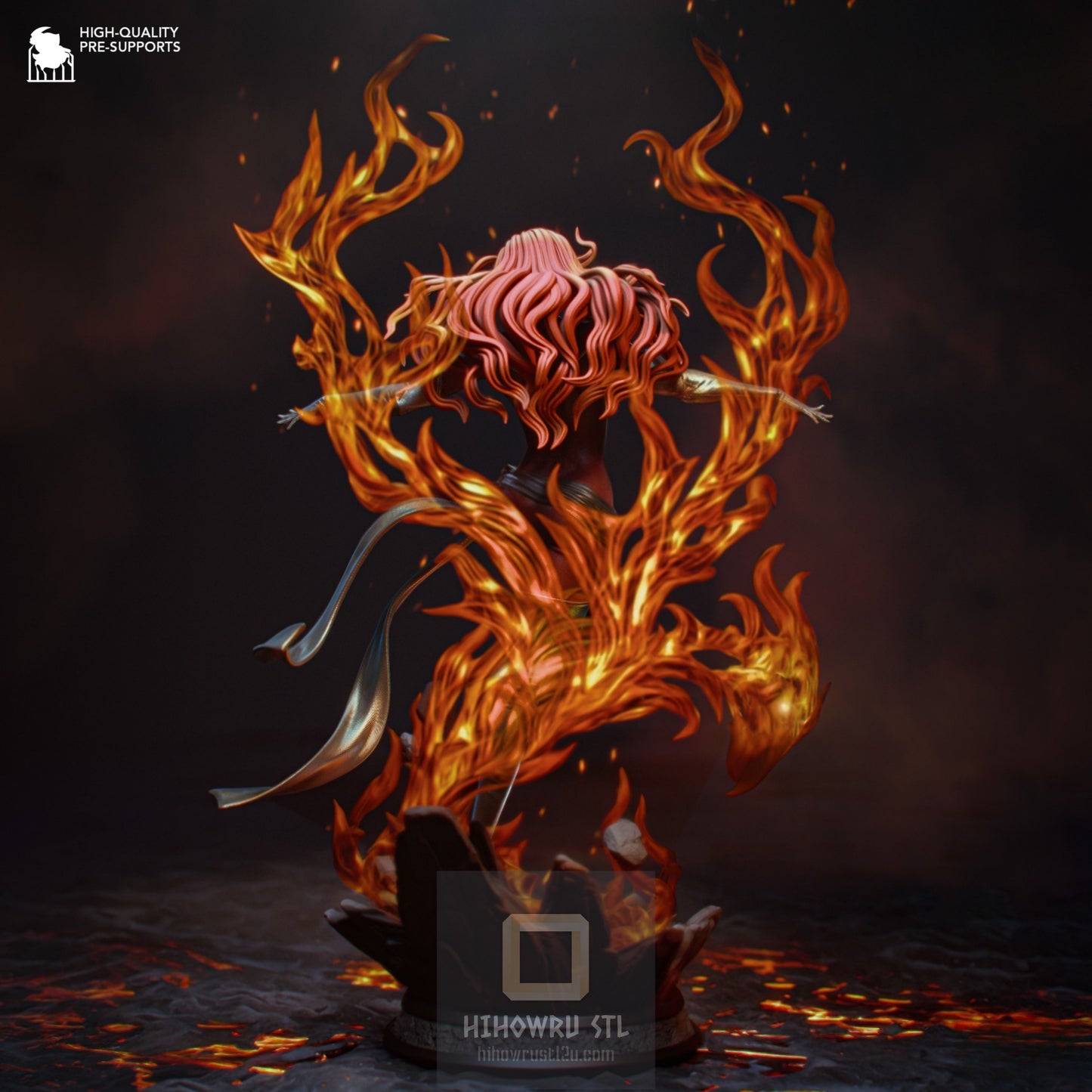 4645 Dark Phoenix - X-MEN - STL 3D Print Files