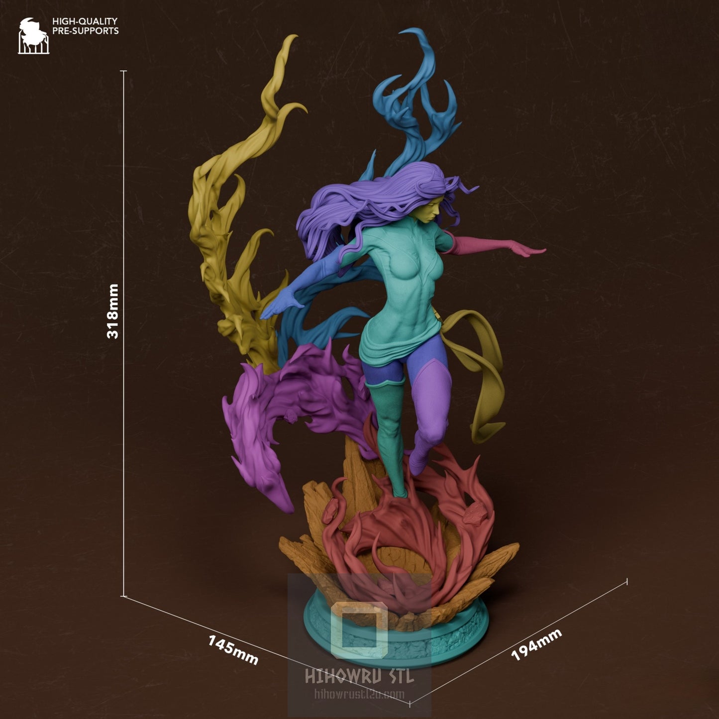 4645 Dark Phoenix - X-MEN - STL 3D Print Files