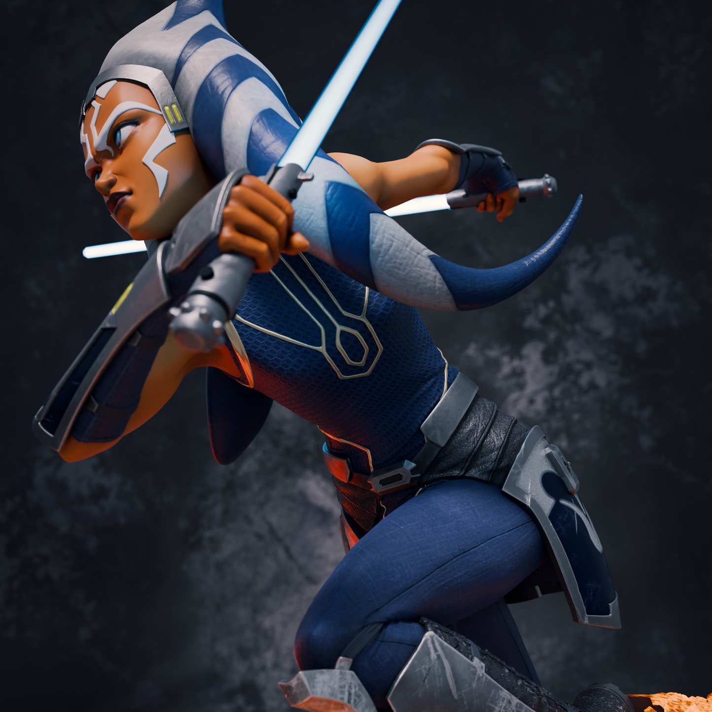 2629 Ahsoka Tano vs Darth Maul - The Clone Wars - STL 3D Print Files