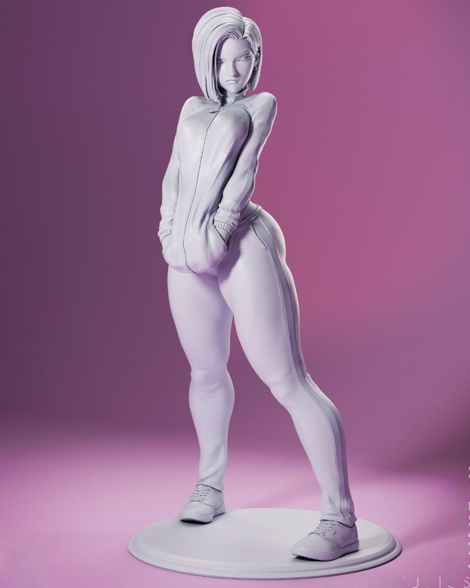 1768 Android 18 - Dragon Ball - STL 3D Print Files